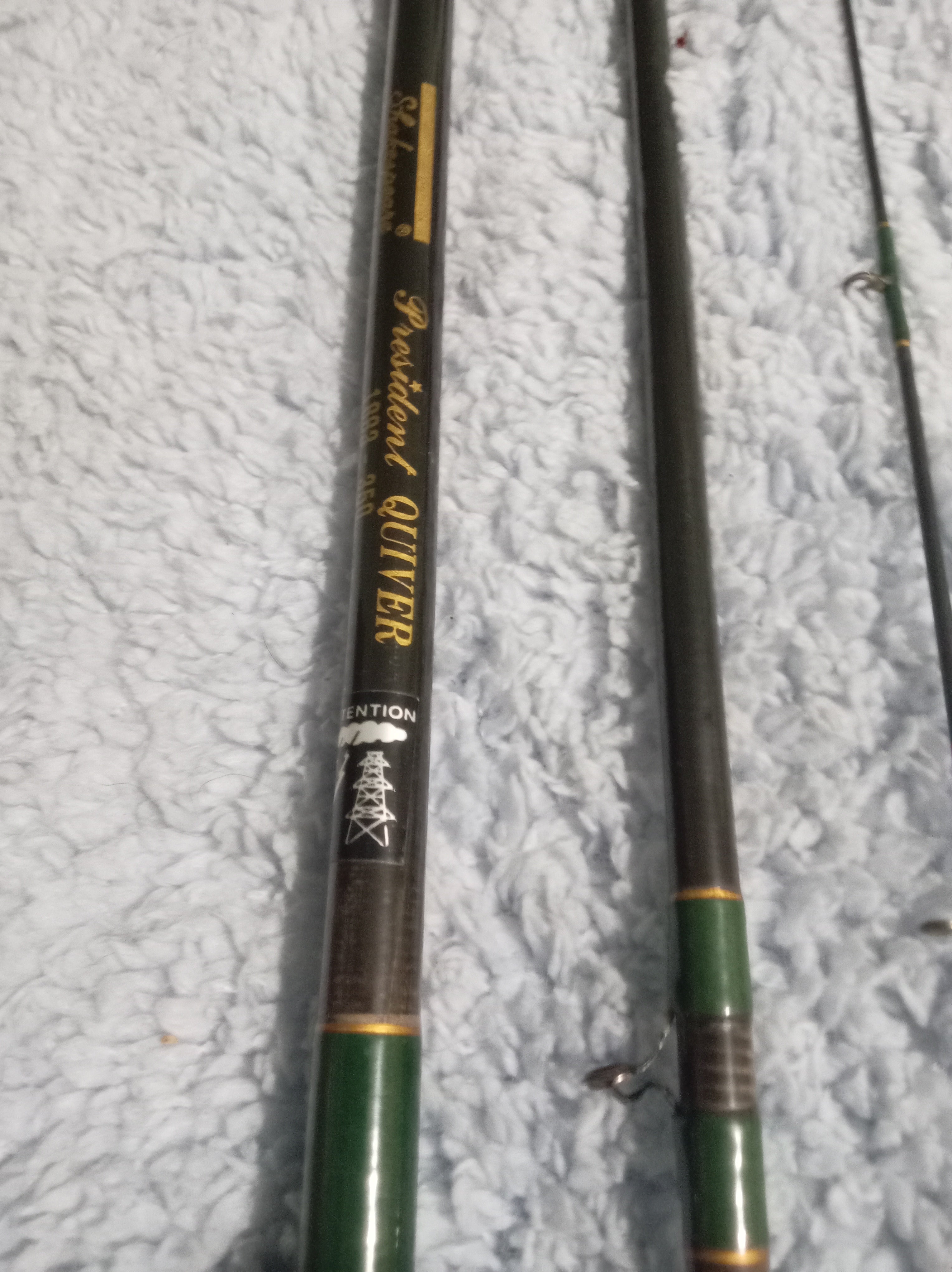 Shakespeare President Quiver Rod | Twin Butt Feeder Rod | Multi-Length | Used