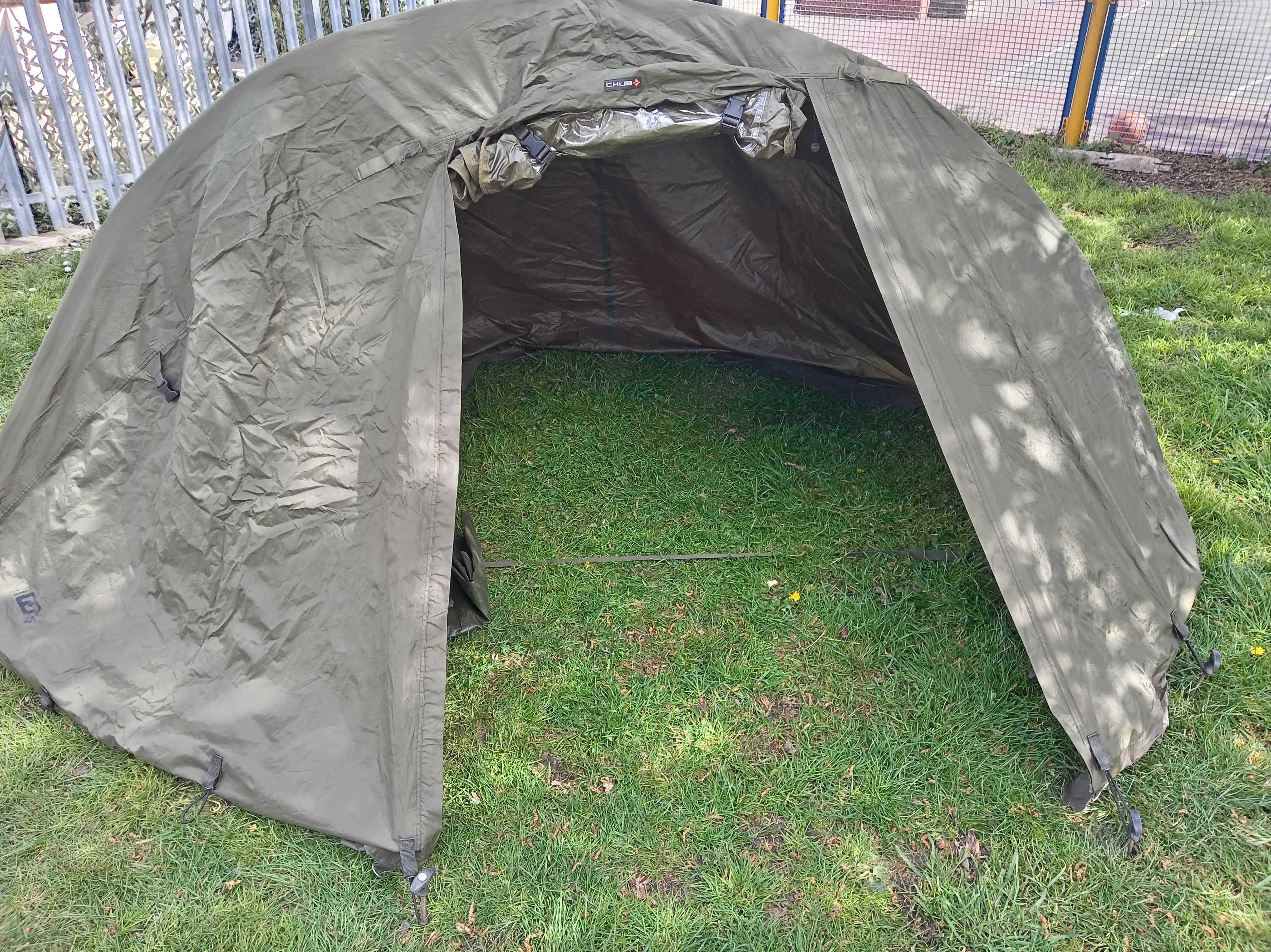 Chub RS Plus Bivvy - 1-Man Carp Fishing Shelter - Very Good Condition - Lightweight
