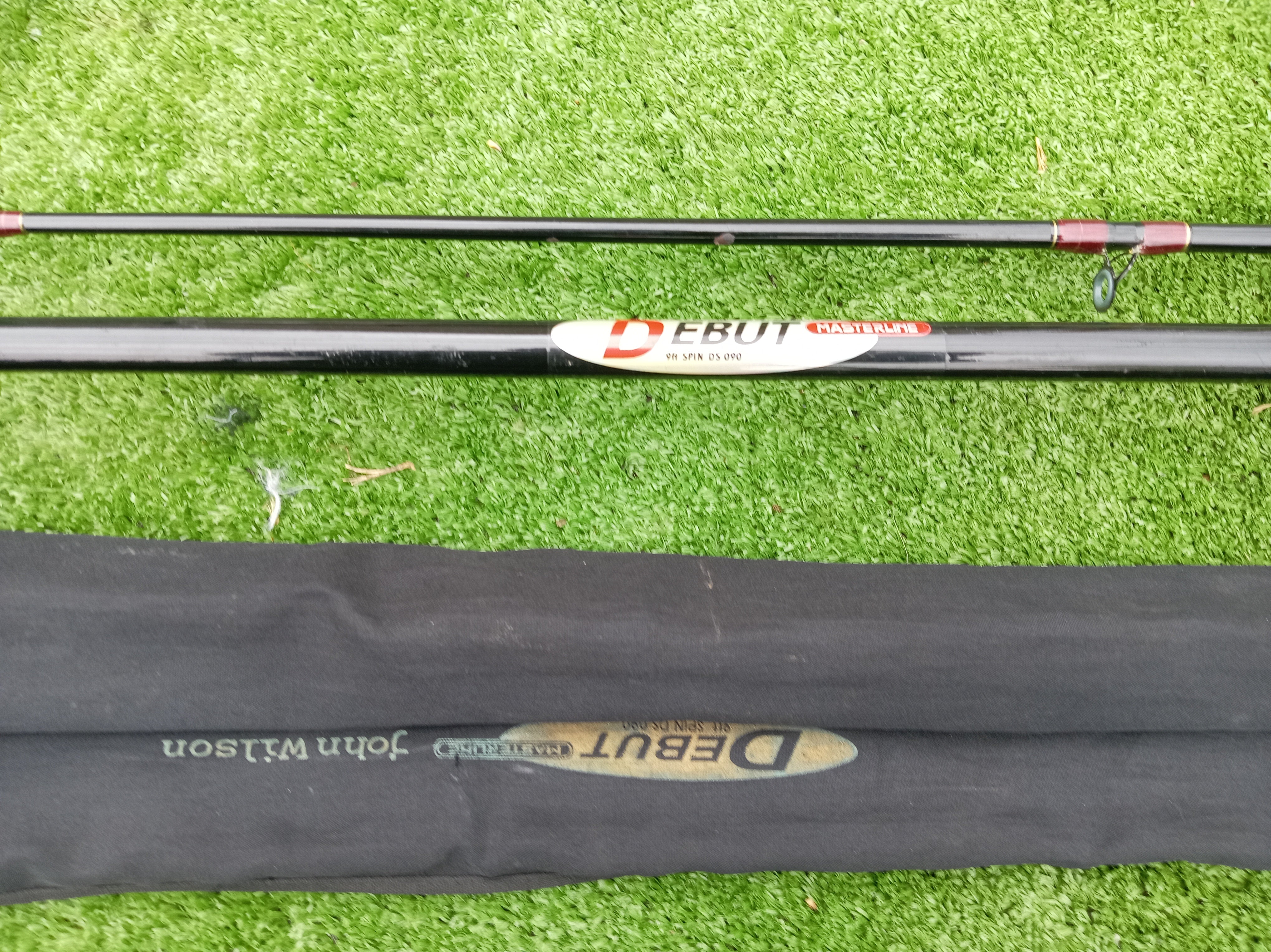 Masterline John Wilson Debut 9ft Spinning Rod DS090 | 2-Piece Lure Rod & Bag