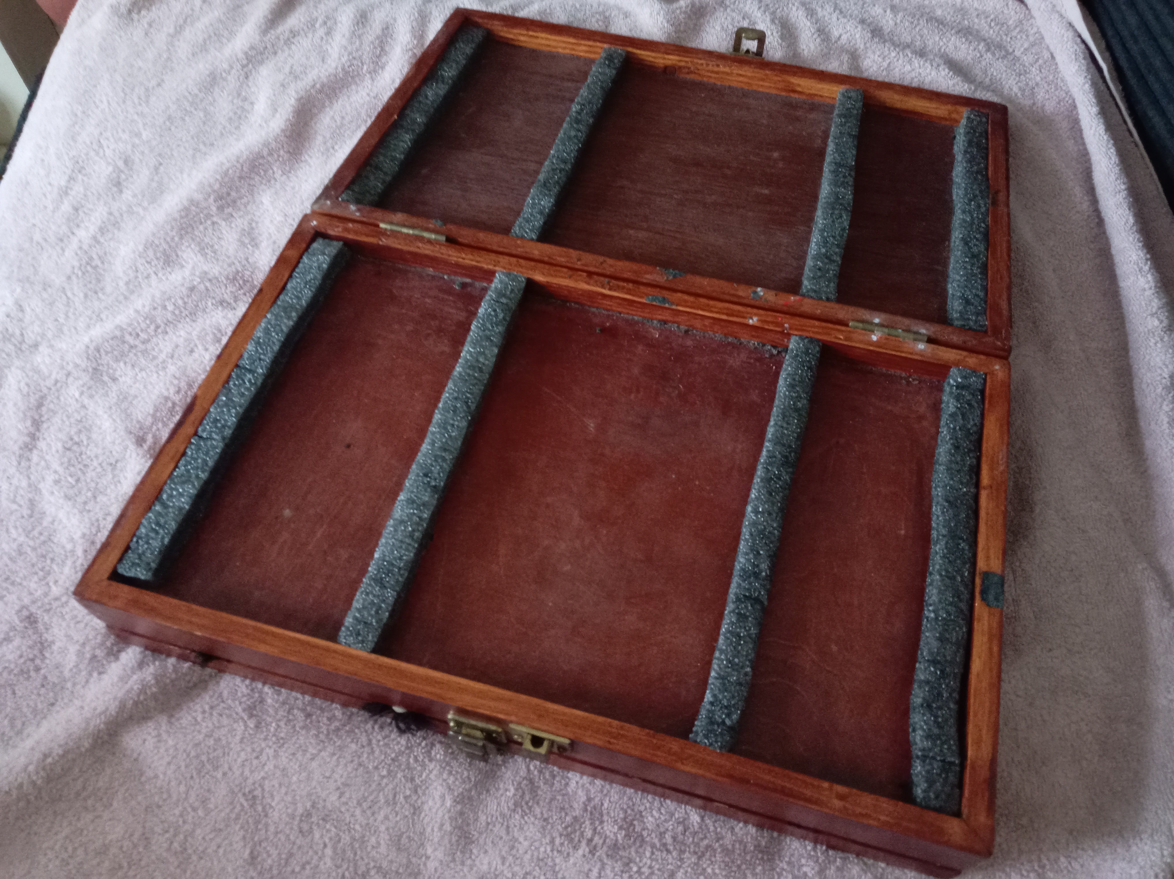 Wooden Fishing Float Box | Large 2 Section Storage | Holds 150 Floats