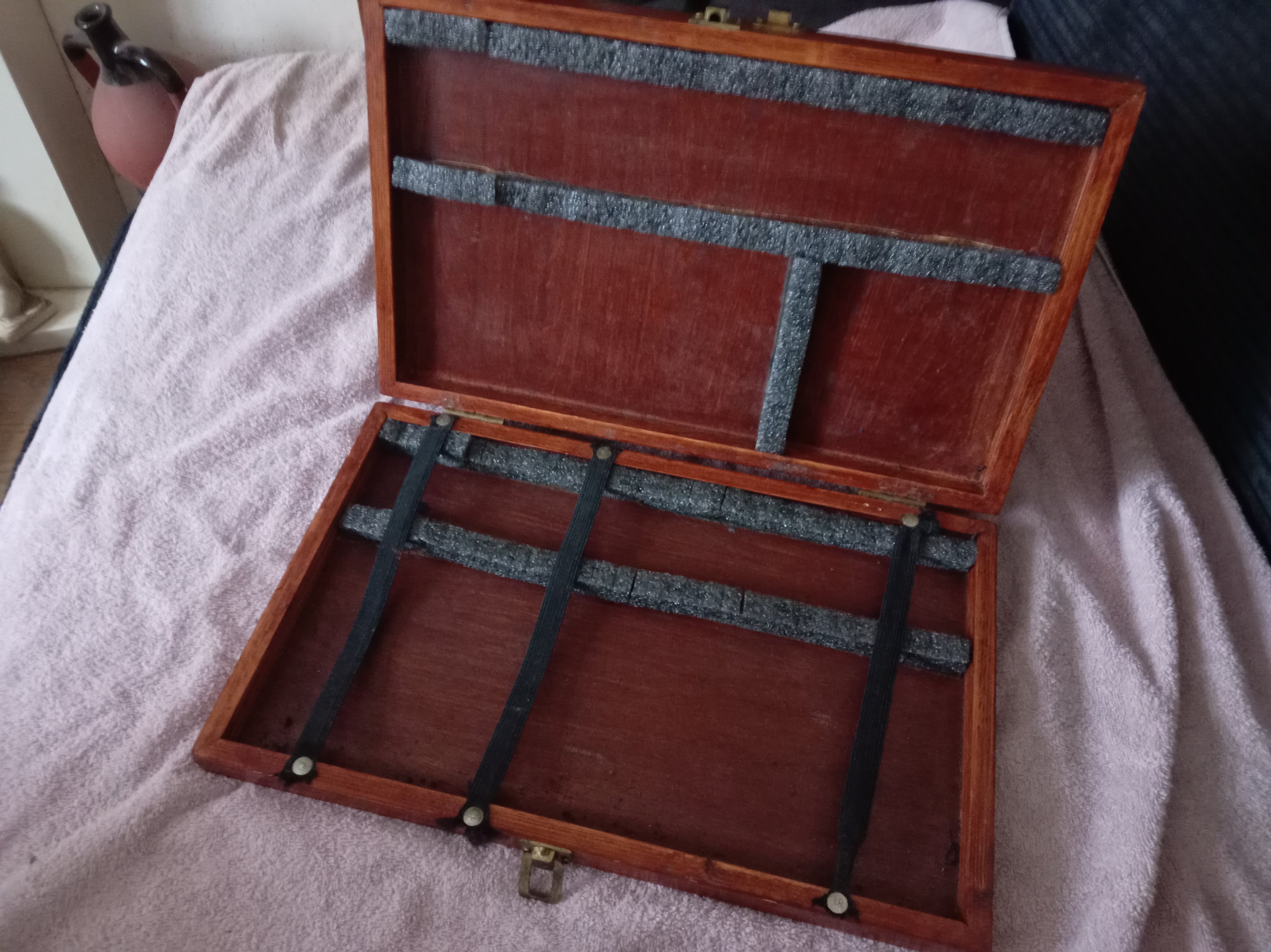 Wooden Fishing Float Box | Large 2 Section Storage | Holds 150 Floats