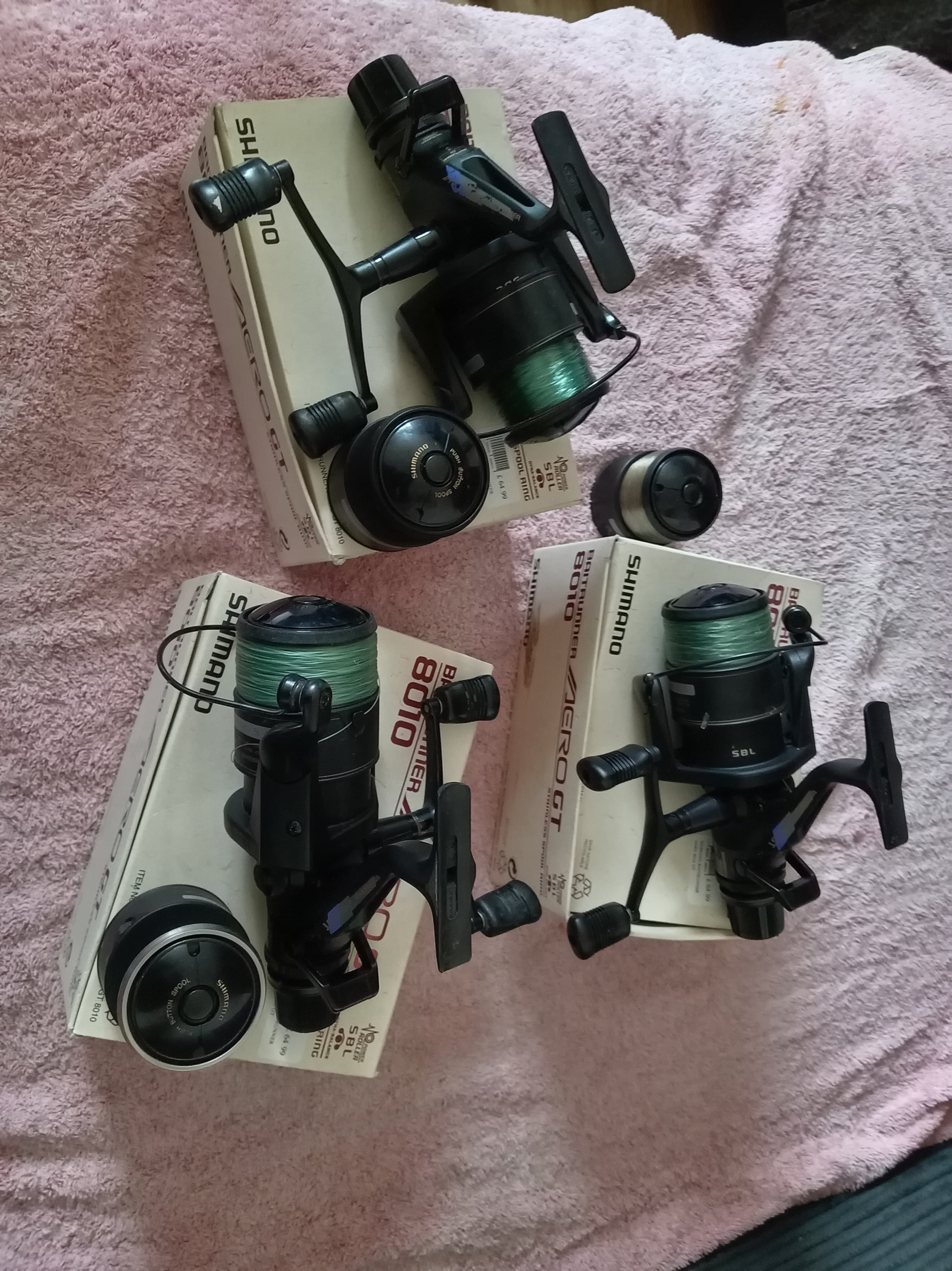 Shimano Aero GT 8010 Baitrunner Reel | Boxed with Paperwork + Spare Spools