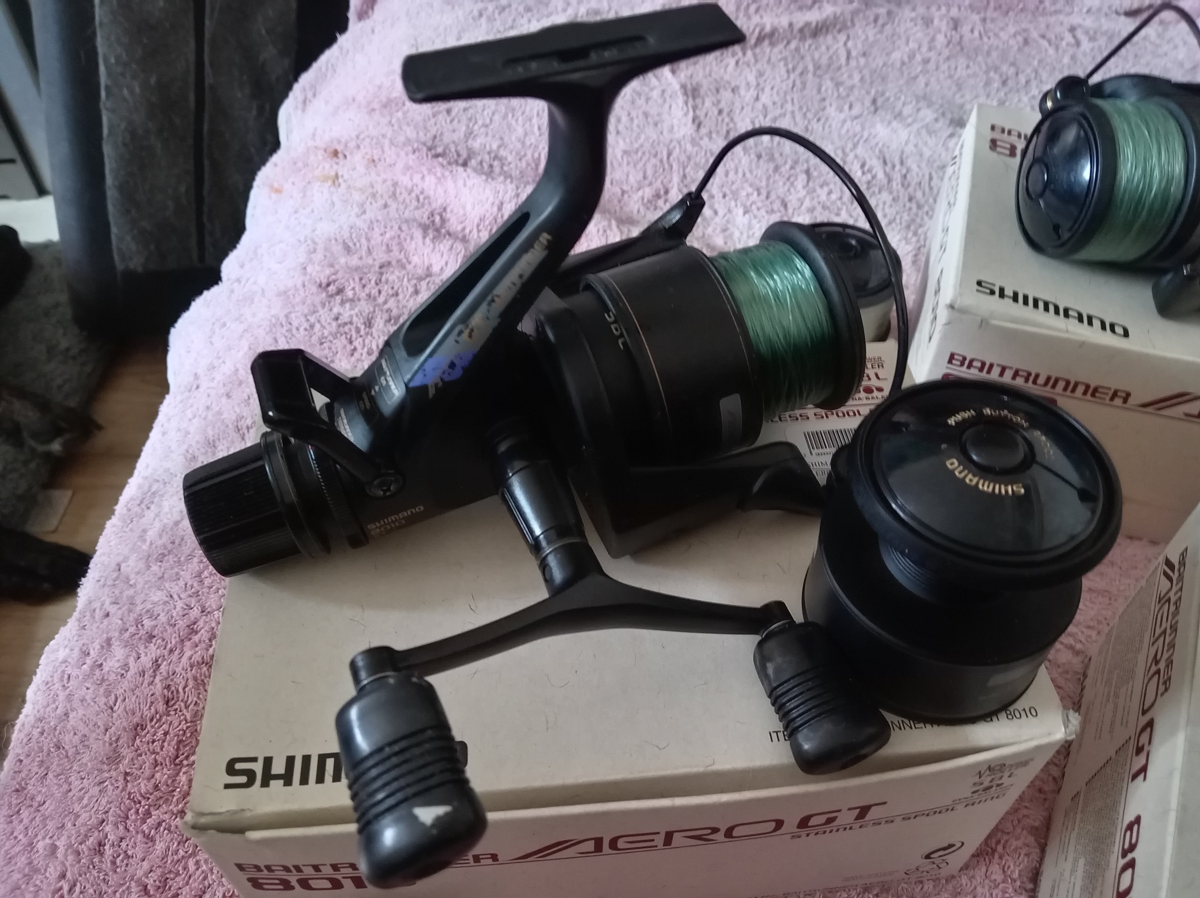 Shimano Aero GT 8010 Baitrunner Reel | Boxed with Paperwork + Spare Spools