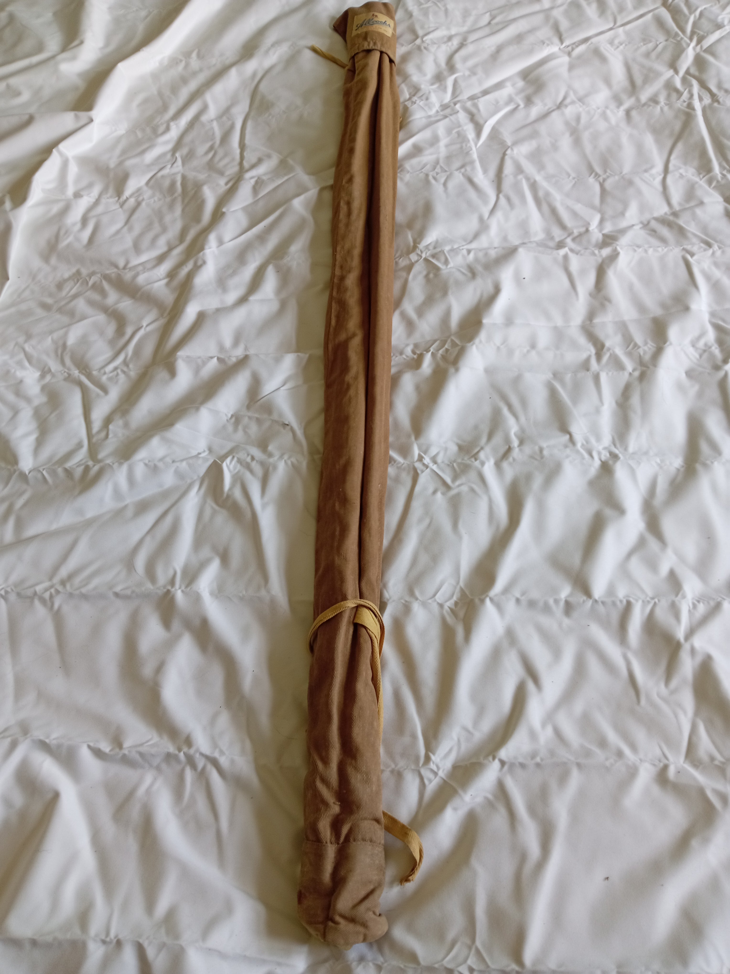 Mint Allcocks Wizard 11ft 3-Piece Split Cane Fishing Rod with Original Bag Vintage