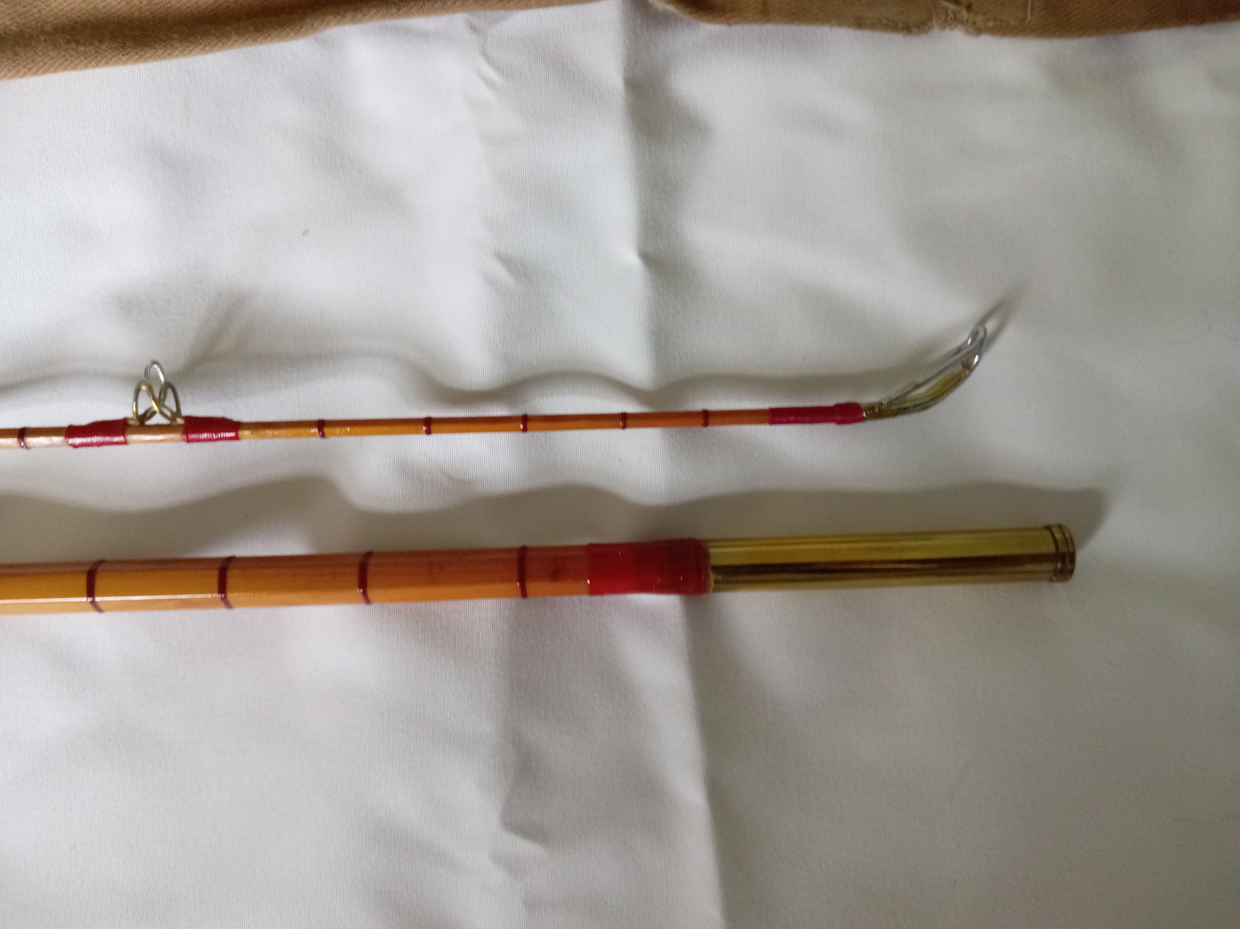 Vintage Allcocks Superb 10ft Split Cane Avon Fishing Rod | Excellent cond