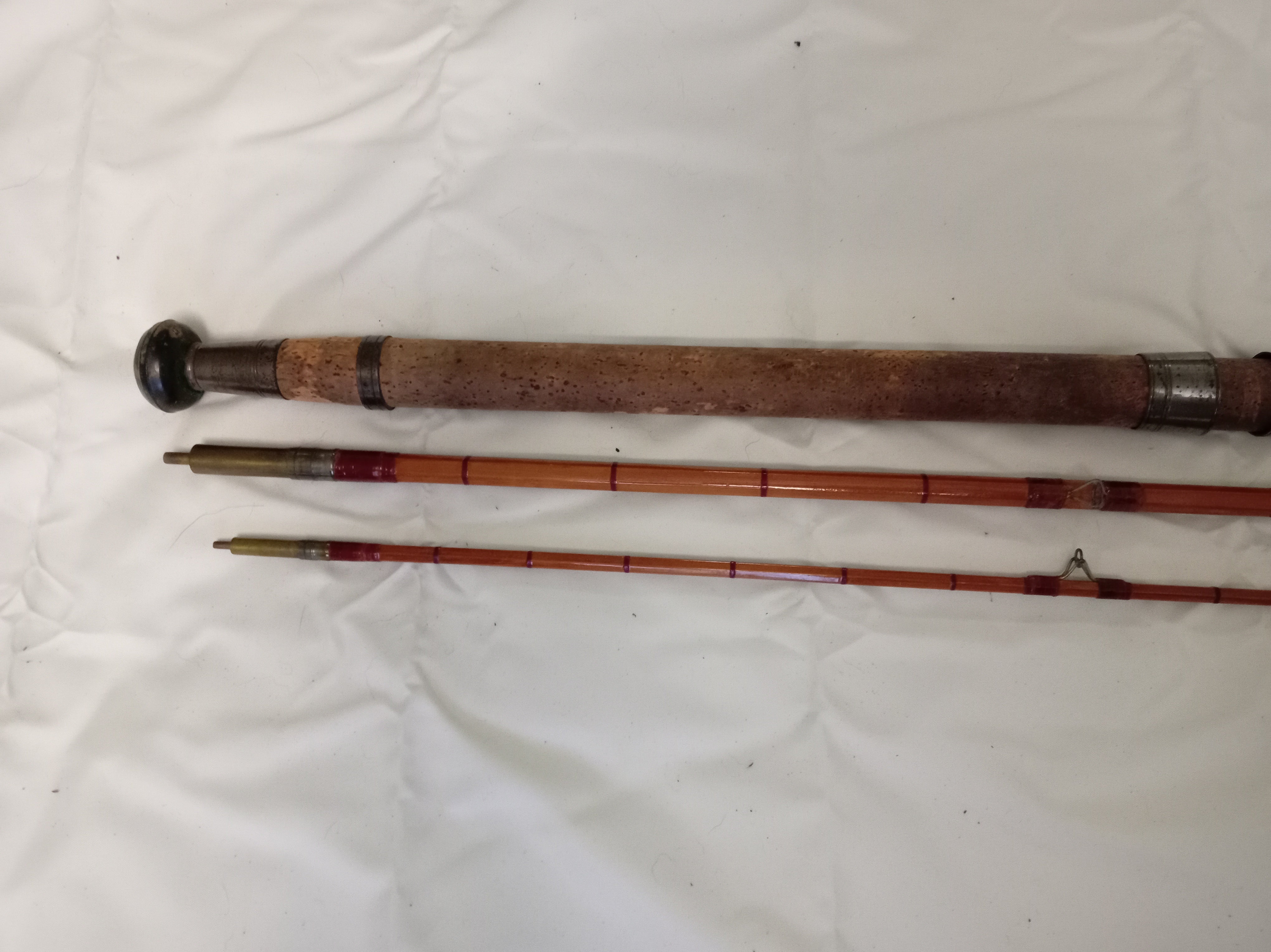 Allcocks Wizard 11ft 3-Piece Split Cane Fishing Rod in Very Good condition