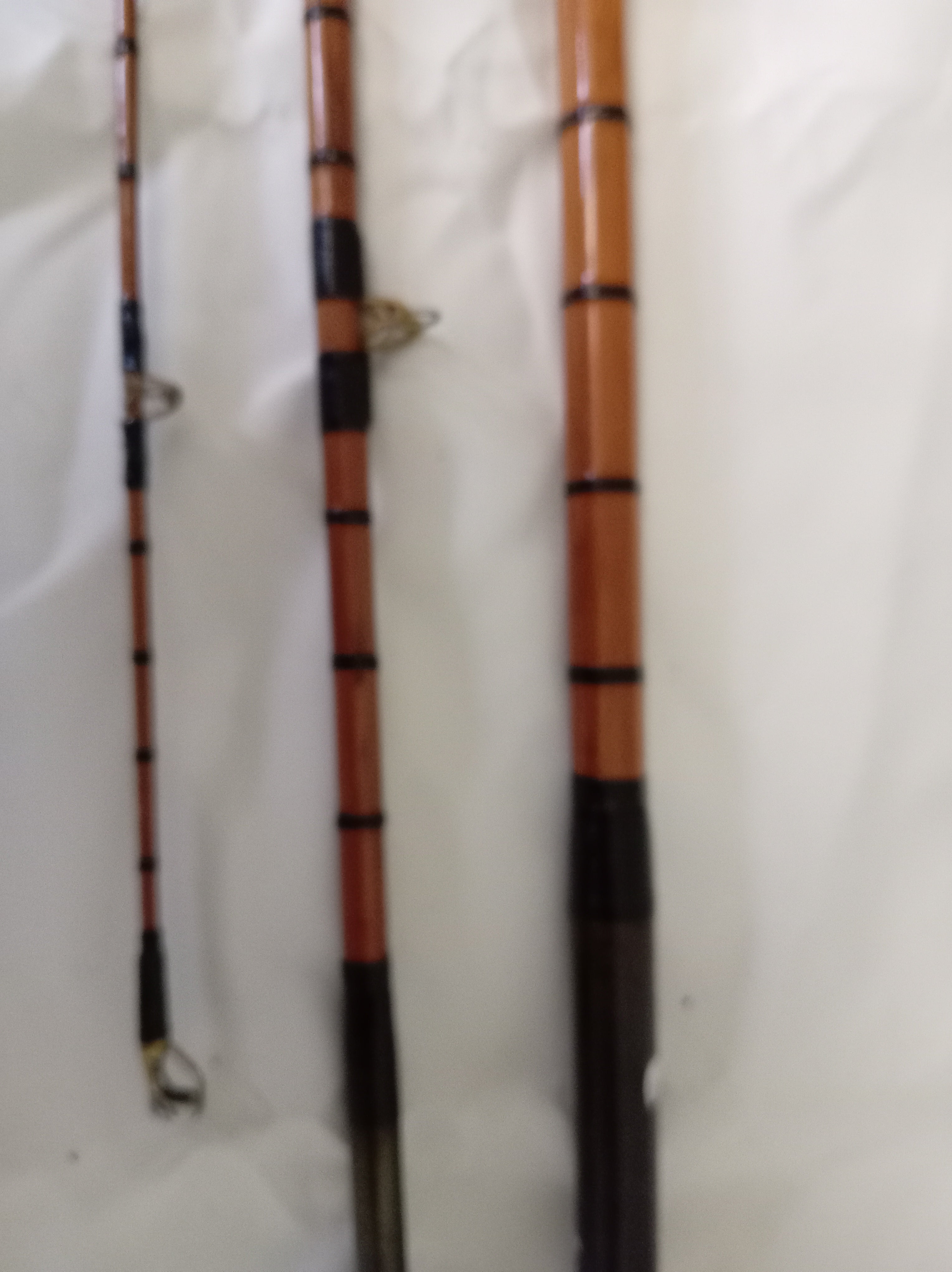 Vintage Allcocks Sapper 9ft 3-Piece Split Cane Trout Fly Fishing Rod Classic