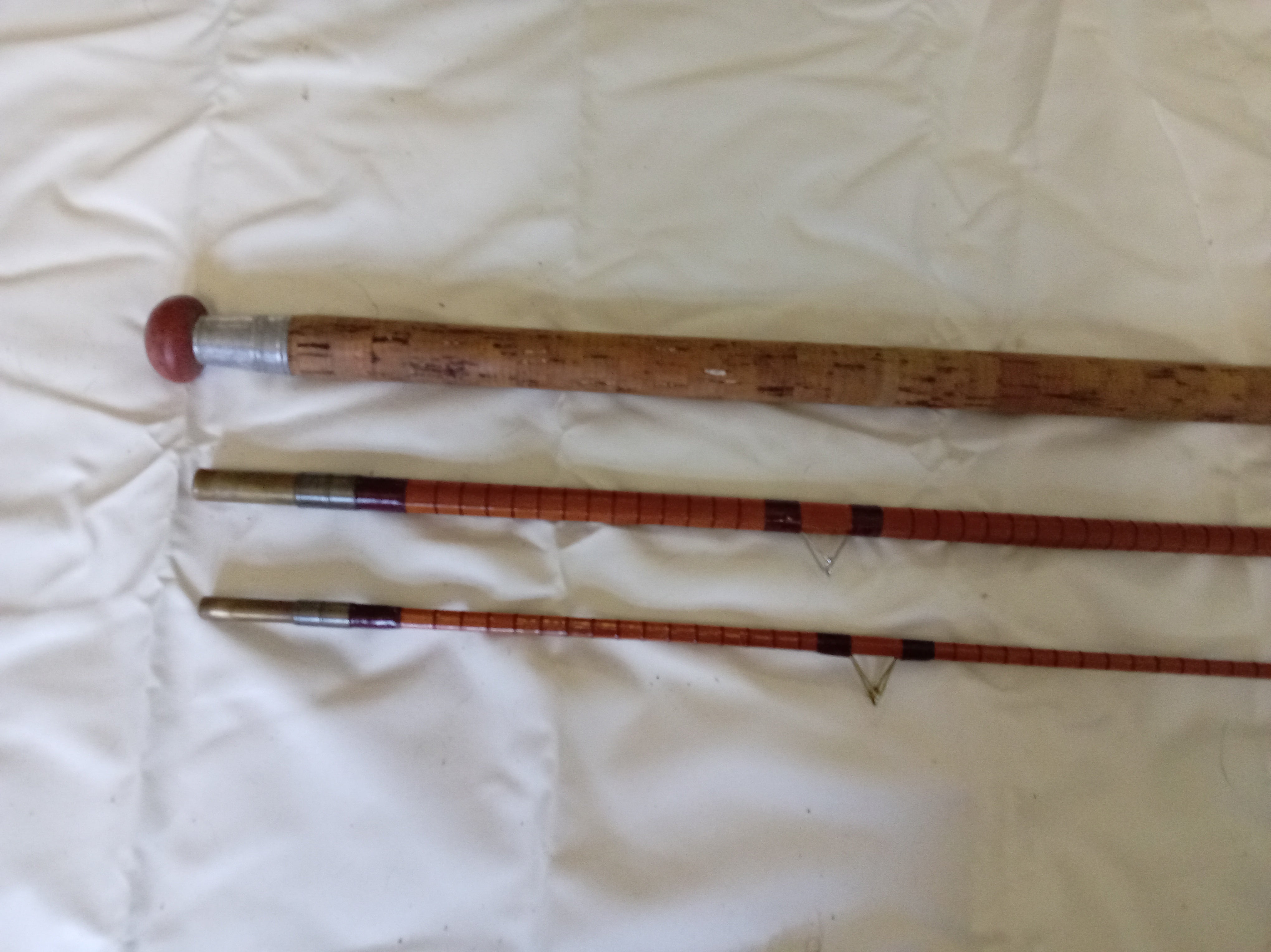 B James & Son Avocet 11ft 3 Piece Split Cane Rod Vintage Fishing Tackle Ex Cond