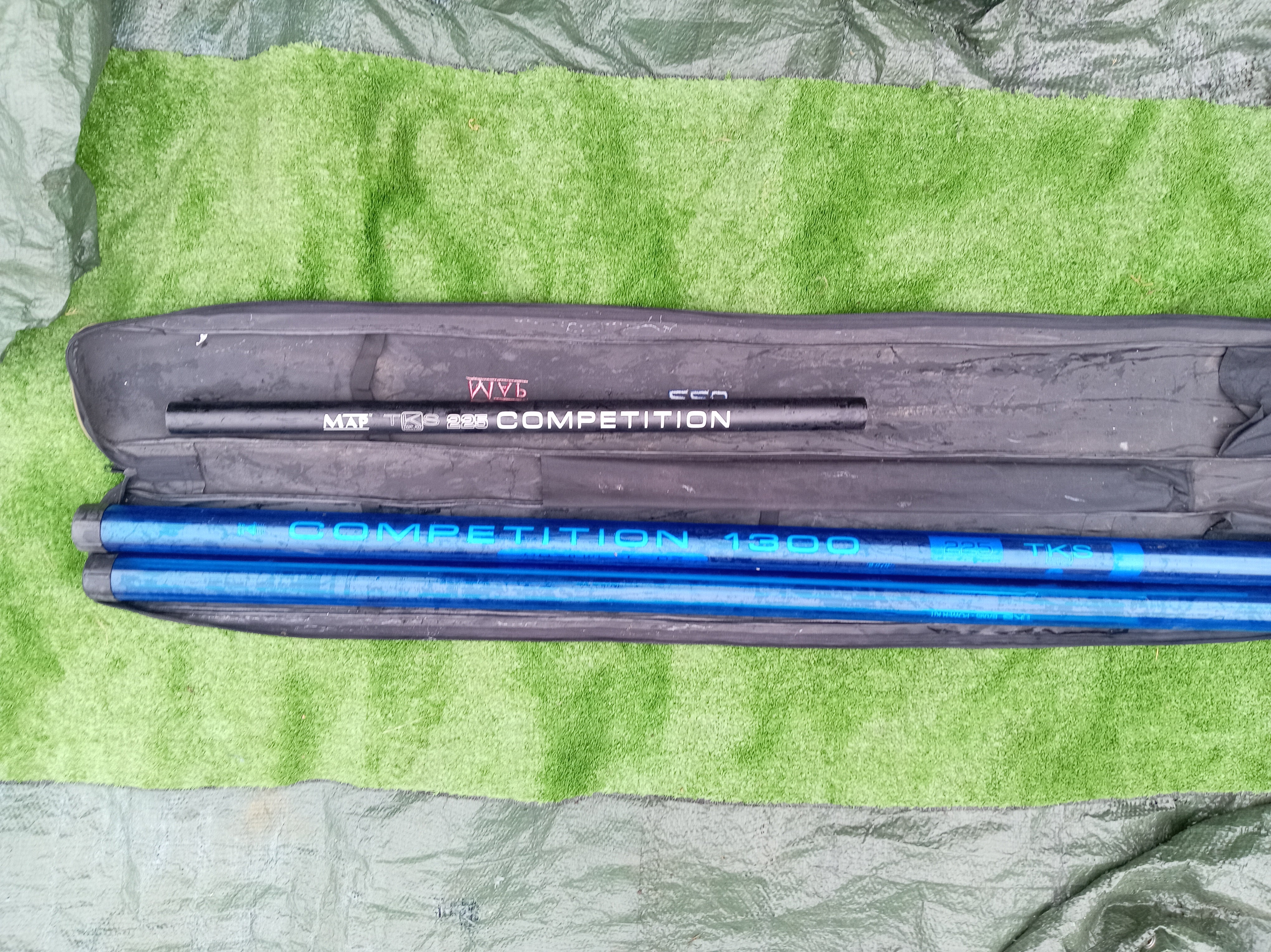 MAP TKS 225 Competition 13m Pole Package + 3 Spare Top 2 Kits & Holdall - Pristine