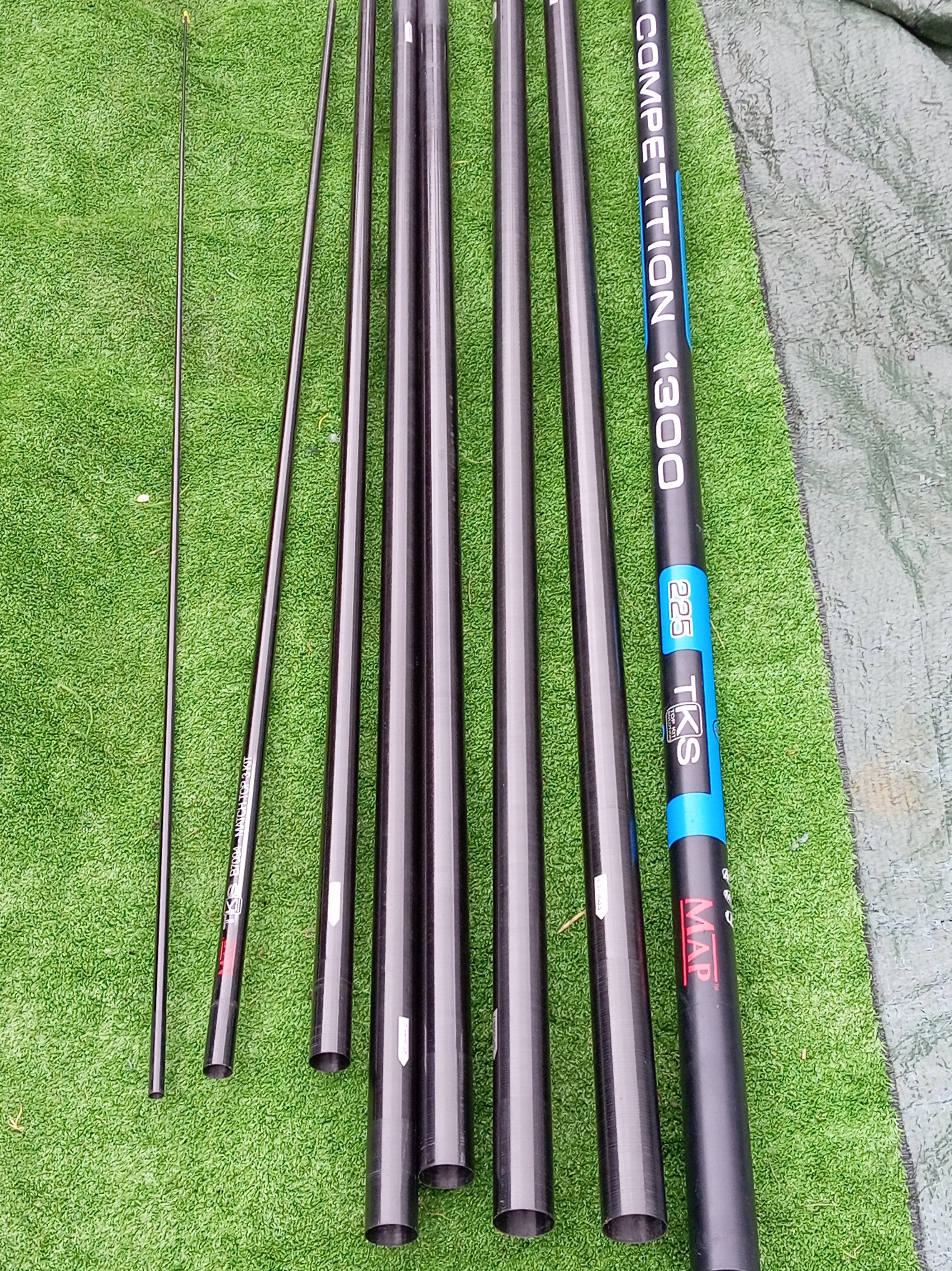 MAP TKS 225 Competition 13m Pole Package + 3 Spare Top 2 Kits & Holdall - Pristine