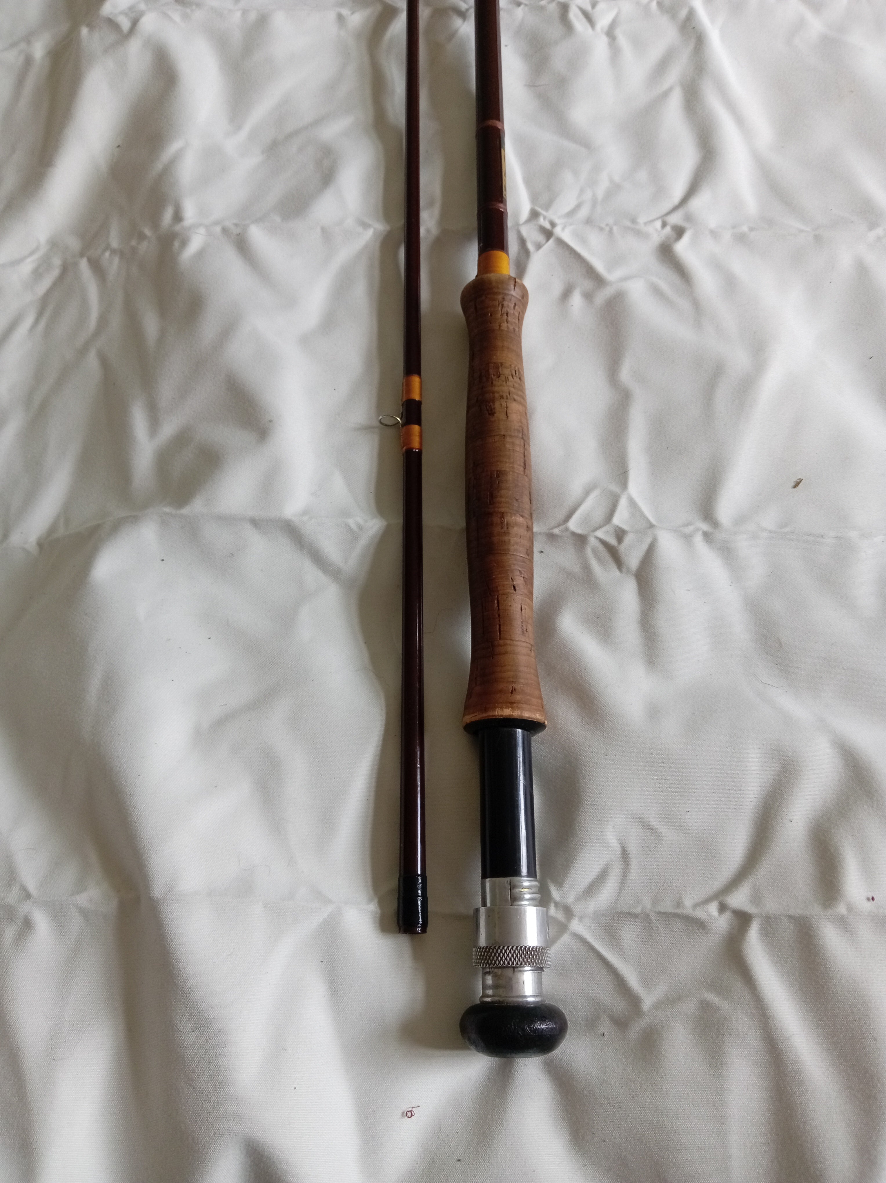 Hardy Jet 9ft #6 Fly Fishing Rod Vintage Trout Carbon Classic Angling Cloth Bag