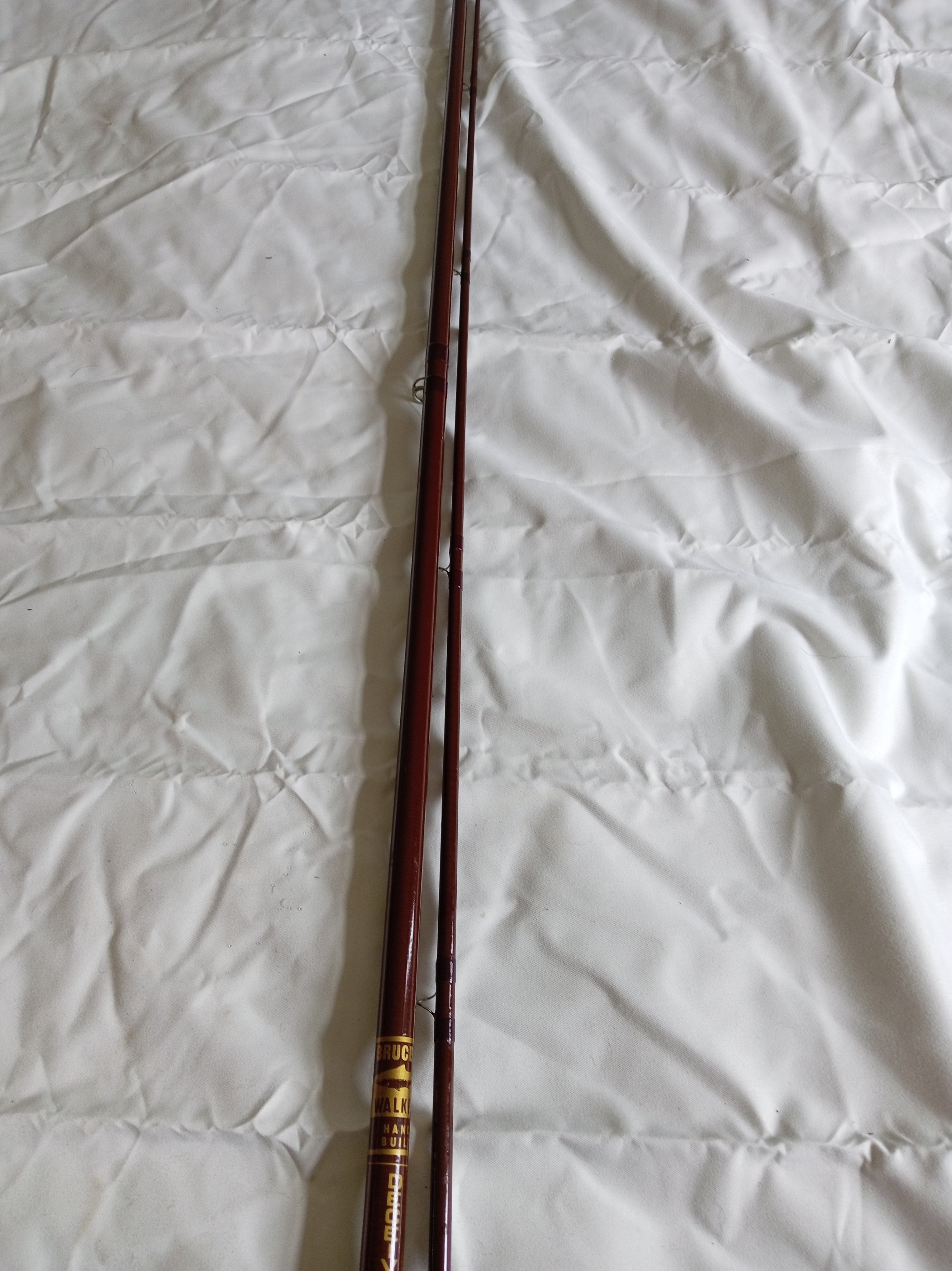 Bruce & Walker Deceiver 7-8wt Fly Rod 10ft Handbuilt Vintage Pristine Cloth Bag