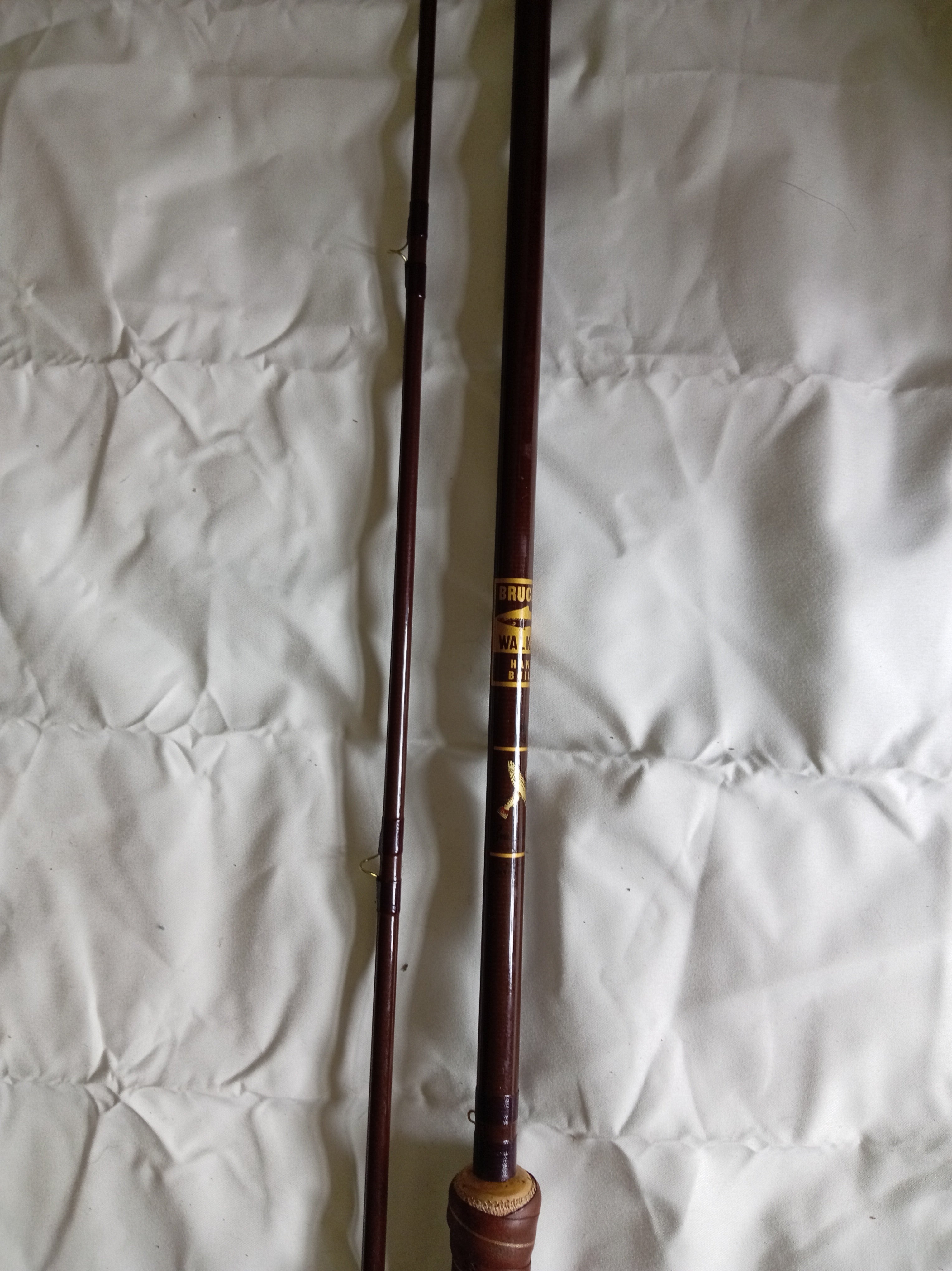 Bruce & Walker Ultra Light Mk1 9ft 8wt Fly Fishing Rod Hand Built Cloth Bag Used