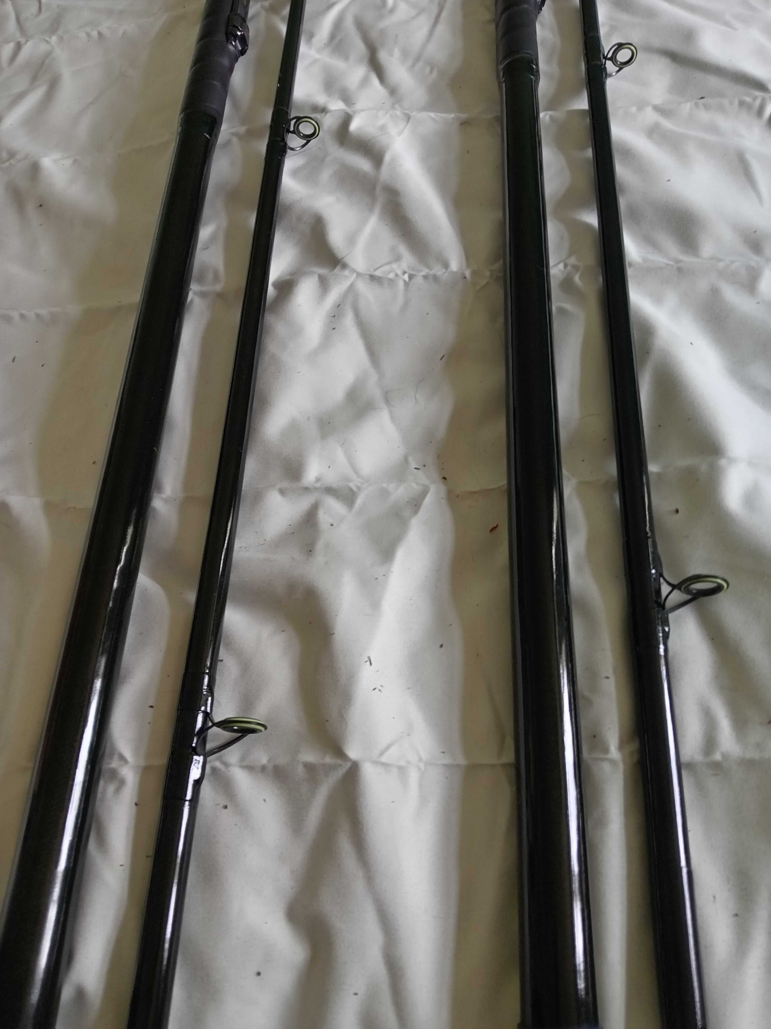 PAIR Vintage North Western SS6 Carp Rods 11ft Handbuilt Pristine Custom Old School