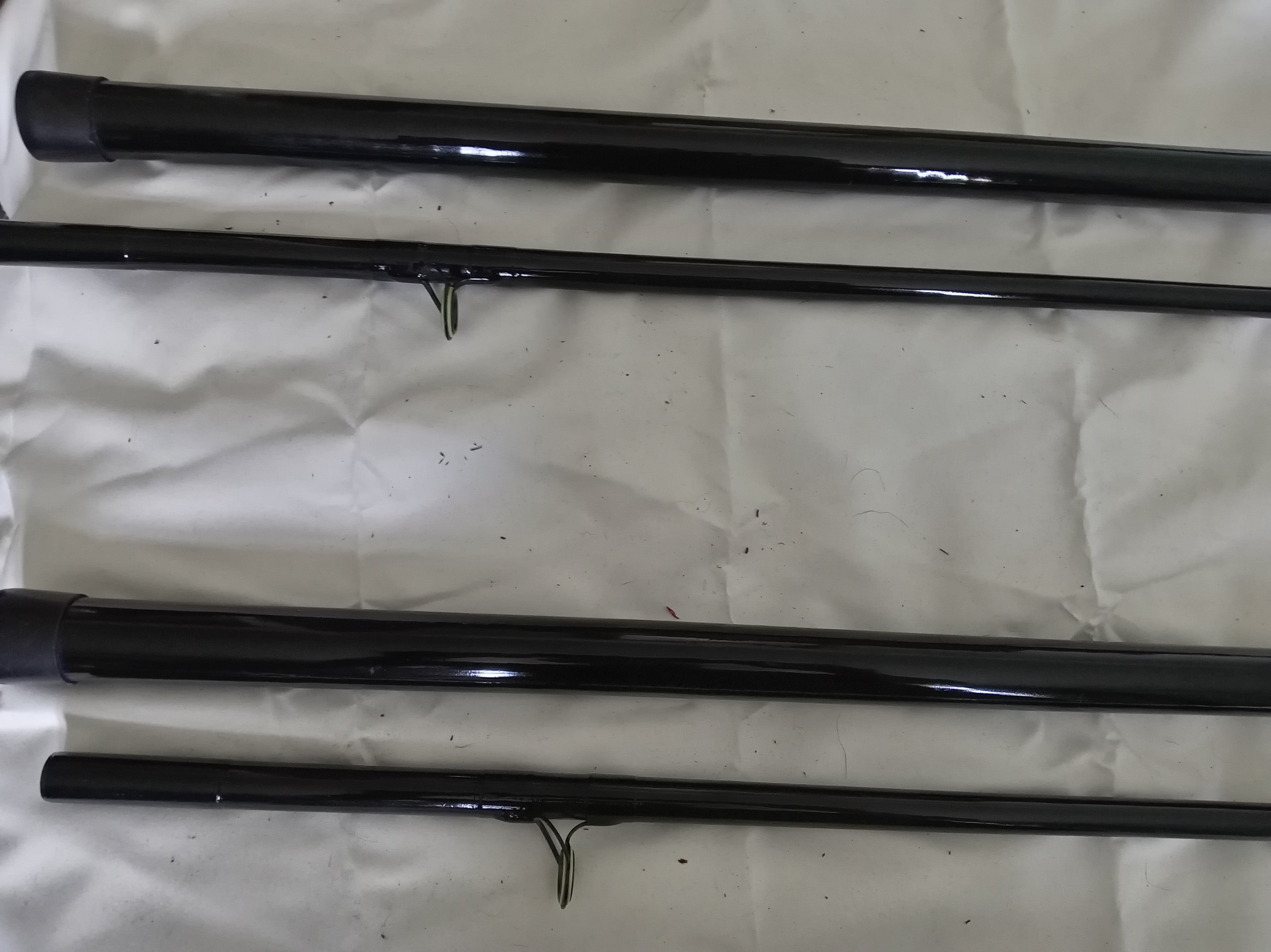 PAIR Vintage North Western SS6 Carp Rods 11ft Handbuilt Pristine Custom Old School