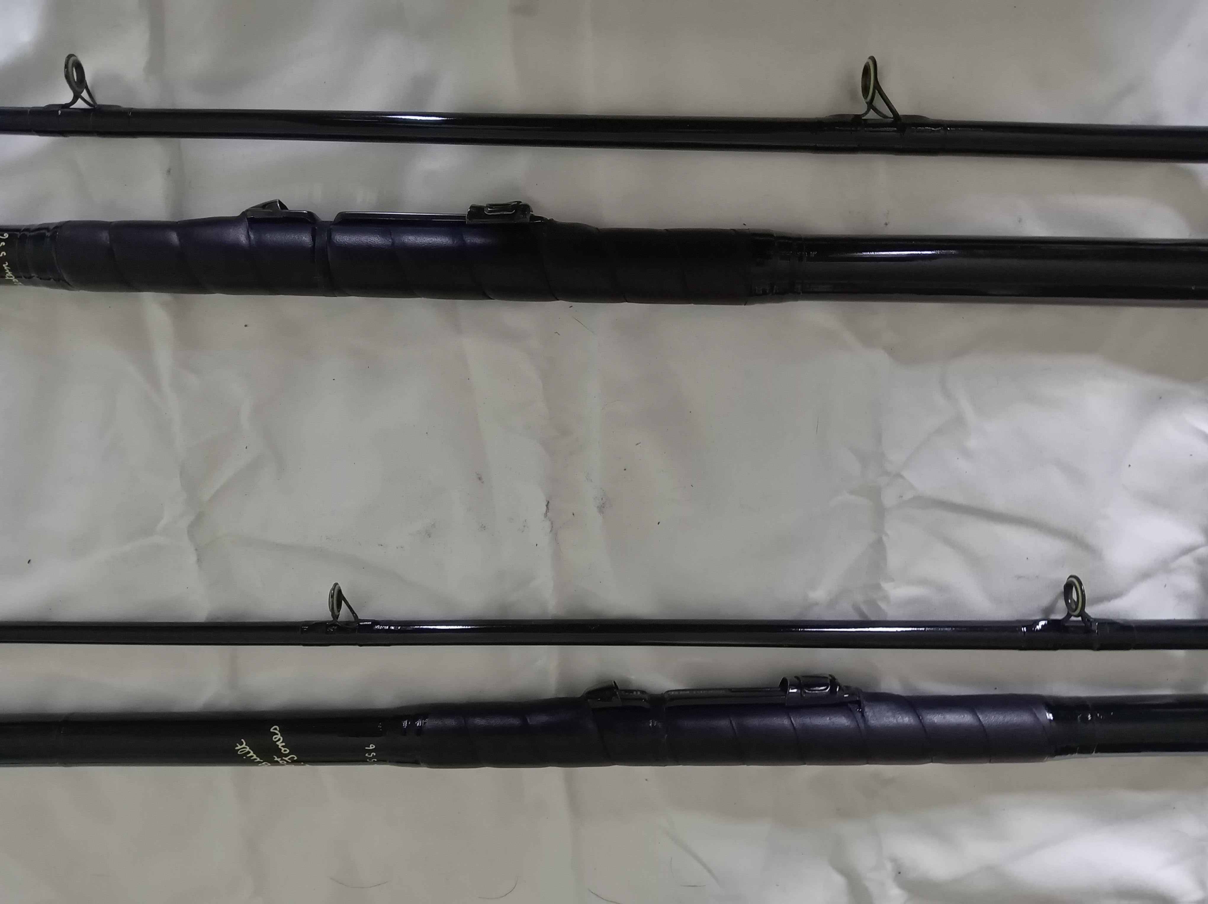 PAIR Vintage North Western SS6 Carp Rods 11ft Handbuilt Pristine Custom Old School