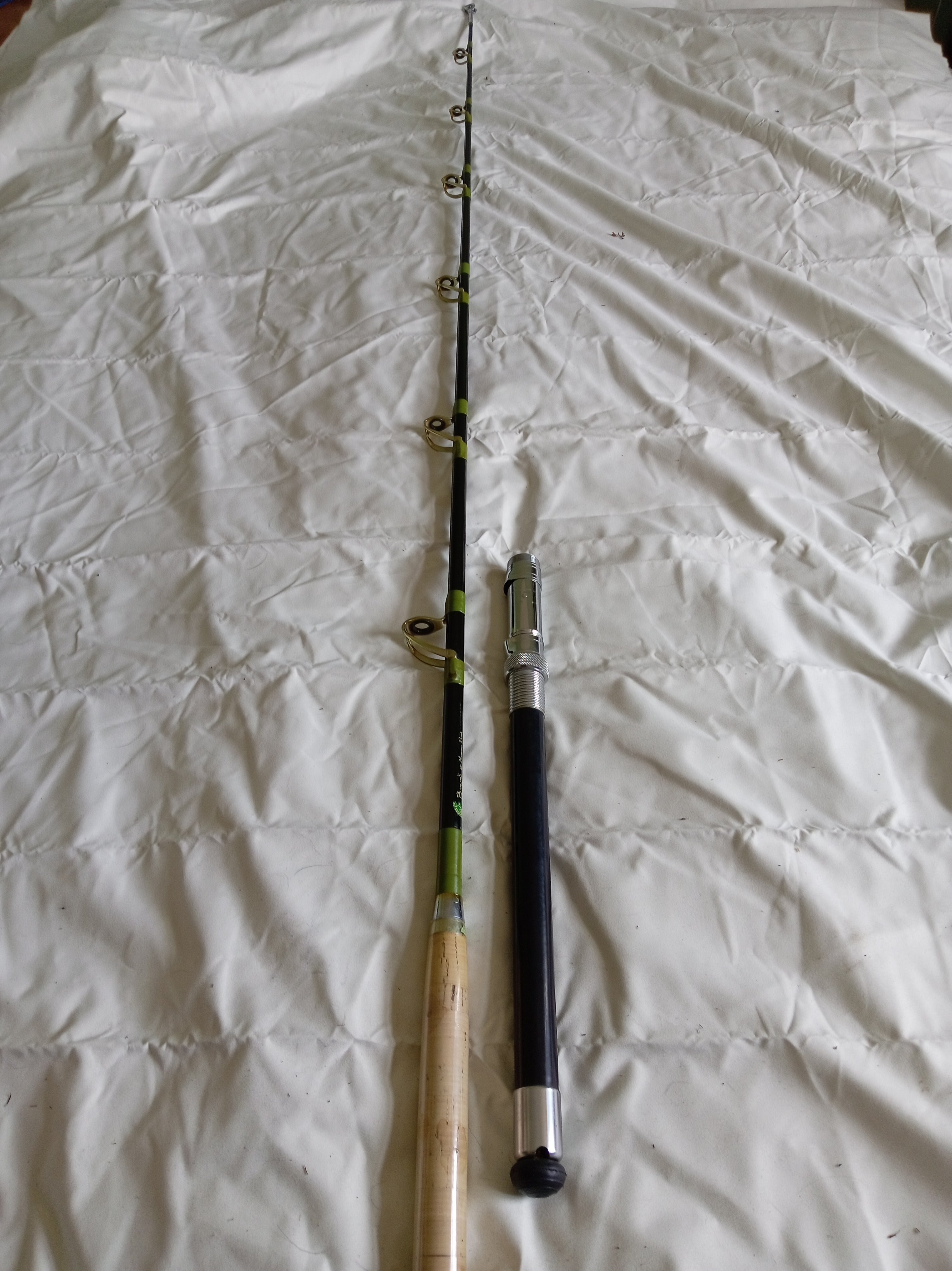 Vintage Brown's of Manor Park Custom 50lb Boat Rod Sea Fishing Mint Condition
