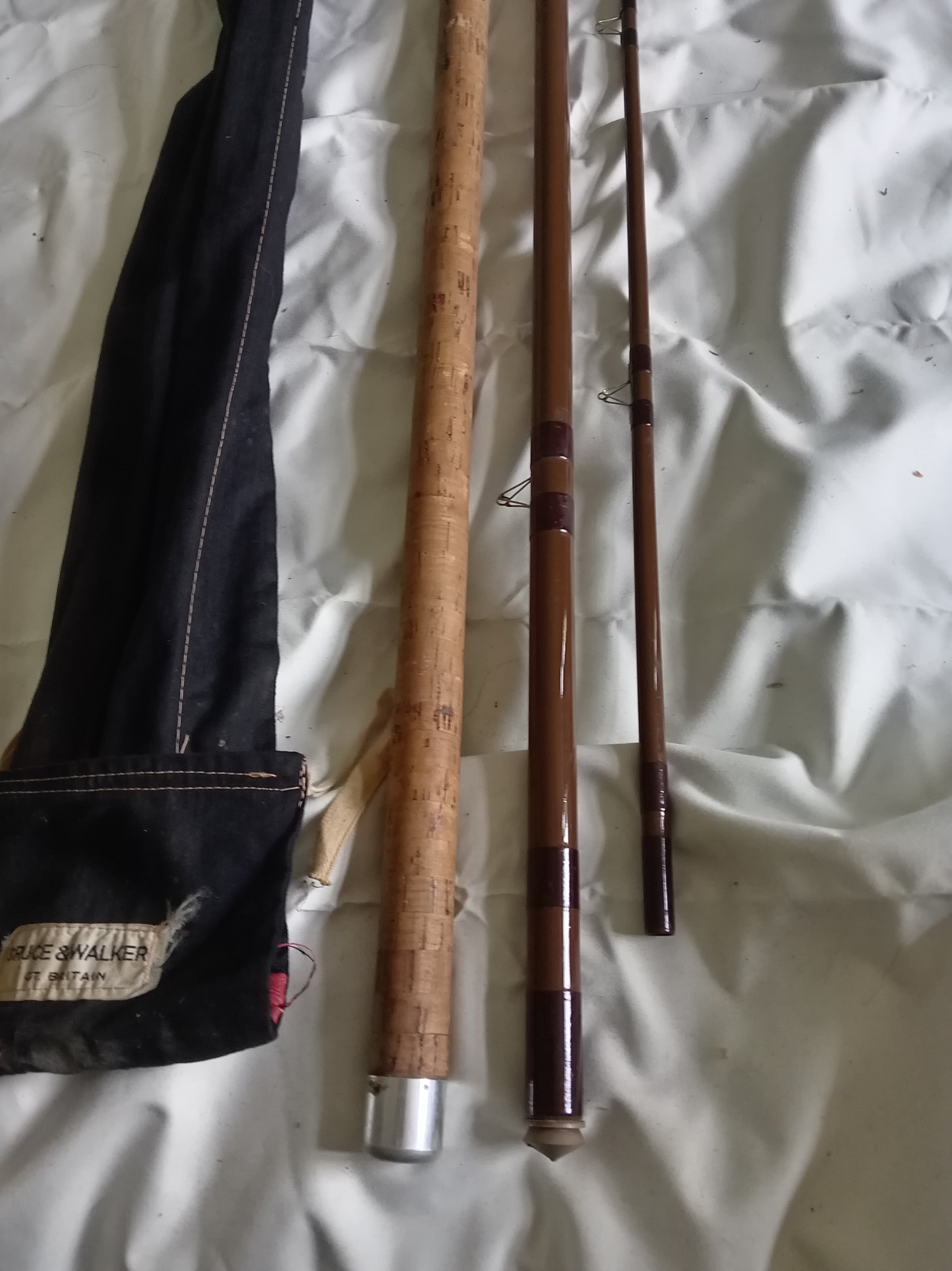 Bruce & Walker CTM14 3-Piece Vintage Float Rod 14ft Match Fishing + Original Bag