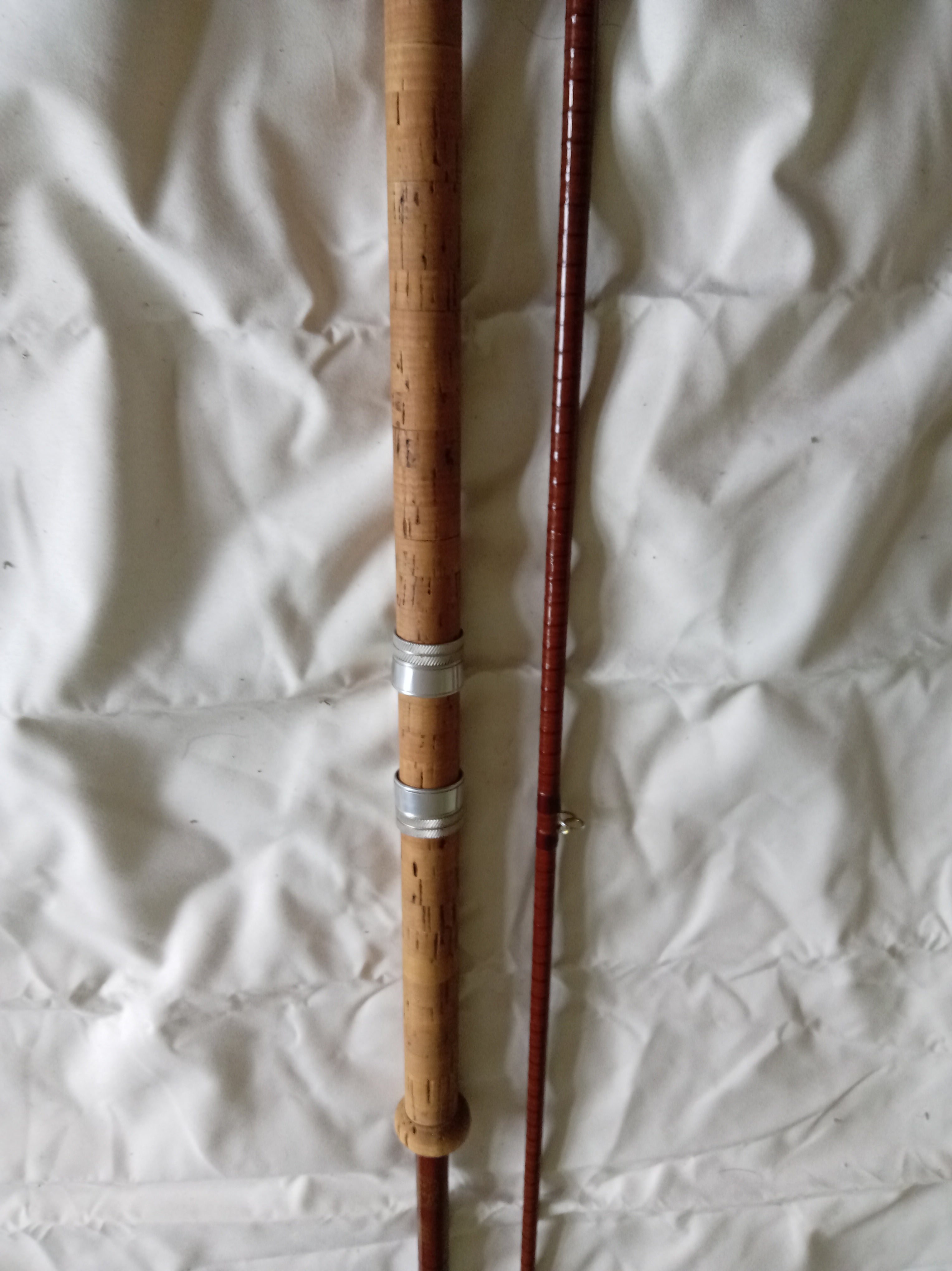 B James & Son Bruce Walker Mk IV Compound Taper Carp Salmon Fishing Rod Vintage
