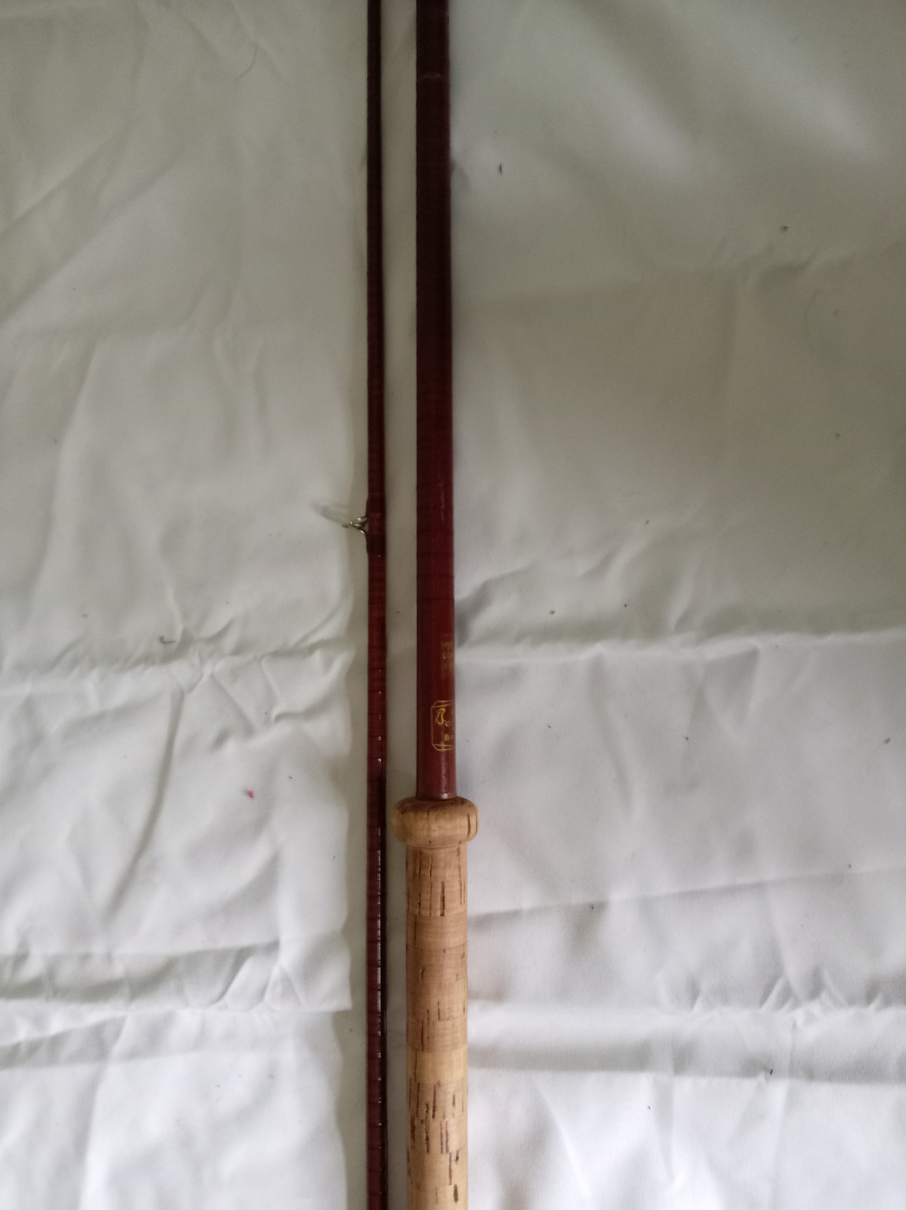 B James & Son Bruce Walker Mk IV Compound Taper Carp Salmon Fishing Rod Vintage
