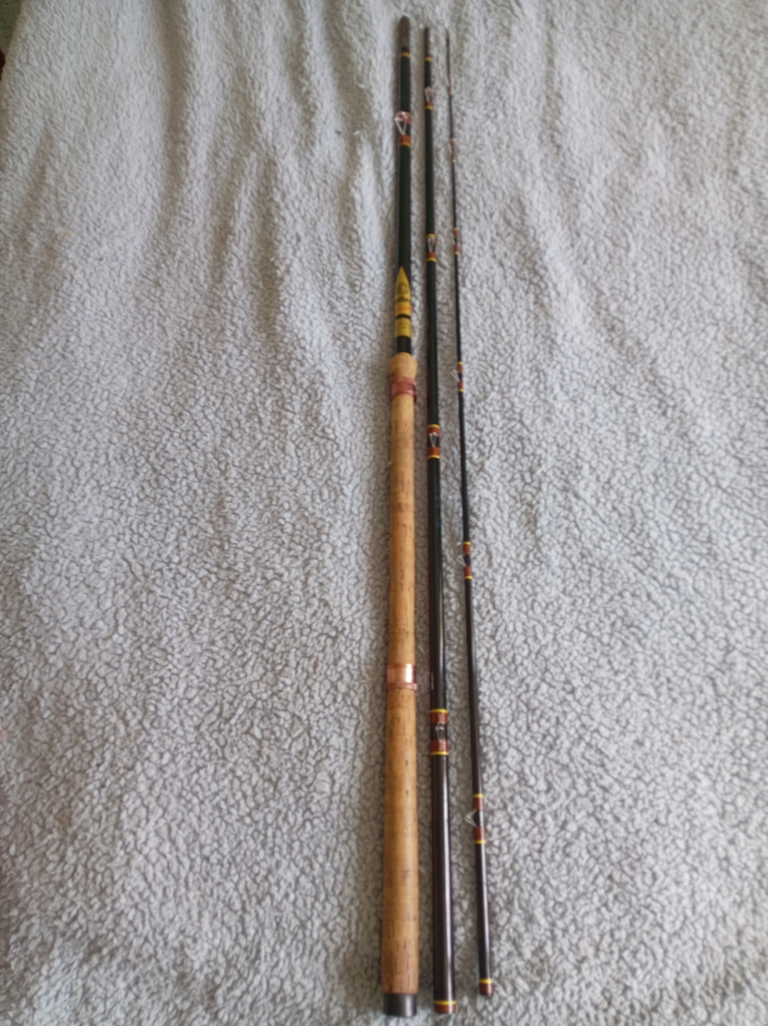 Vintage Milbro Classic Coleshill 12ft Match Rod 3Pc Float Fishing Excellent Cond