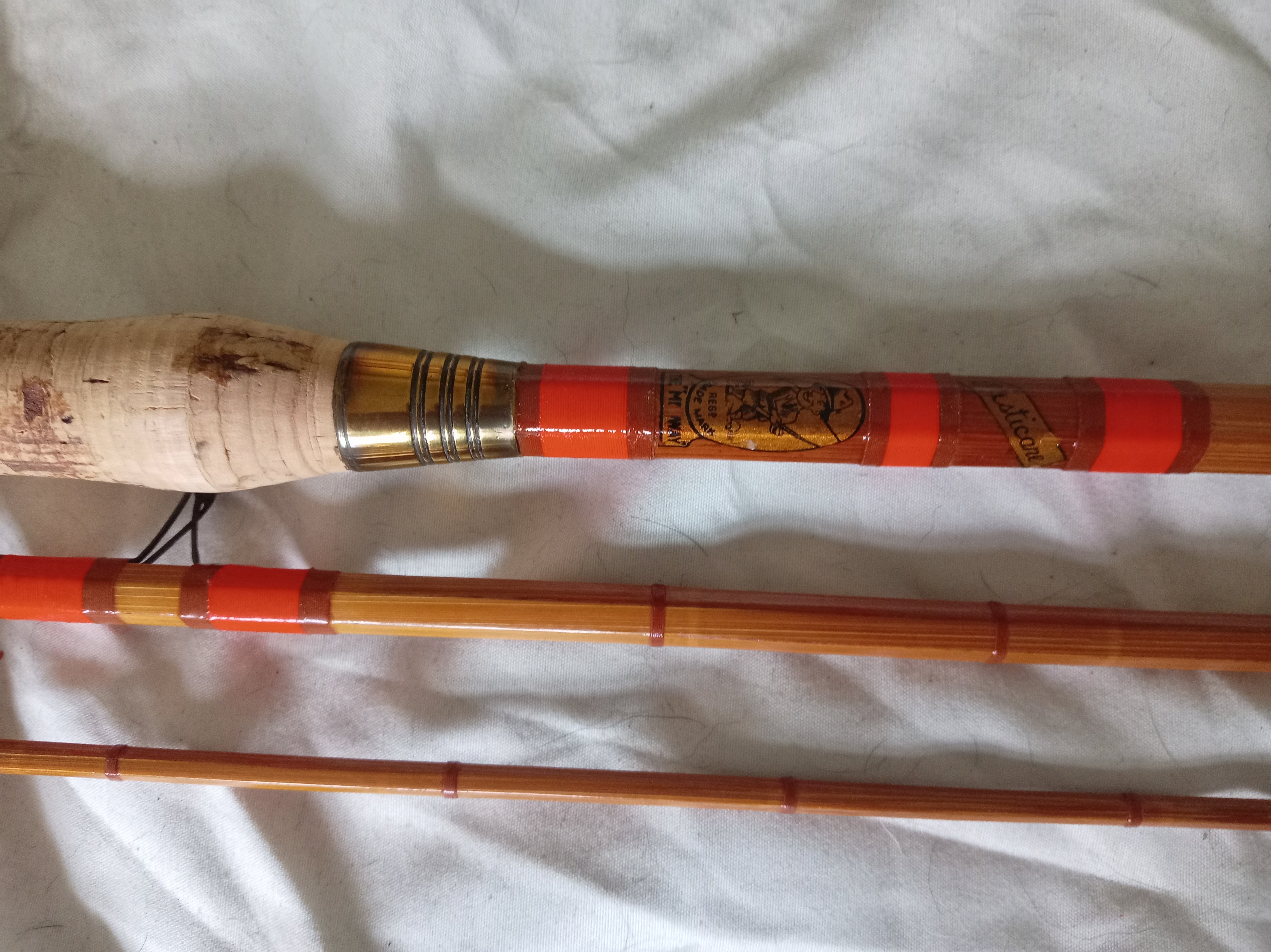 MARCO Elasticane Split Cane Fishing Rod | Vintage Traditional | Superb Condition