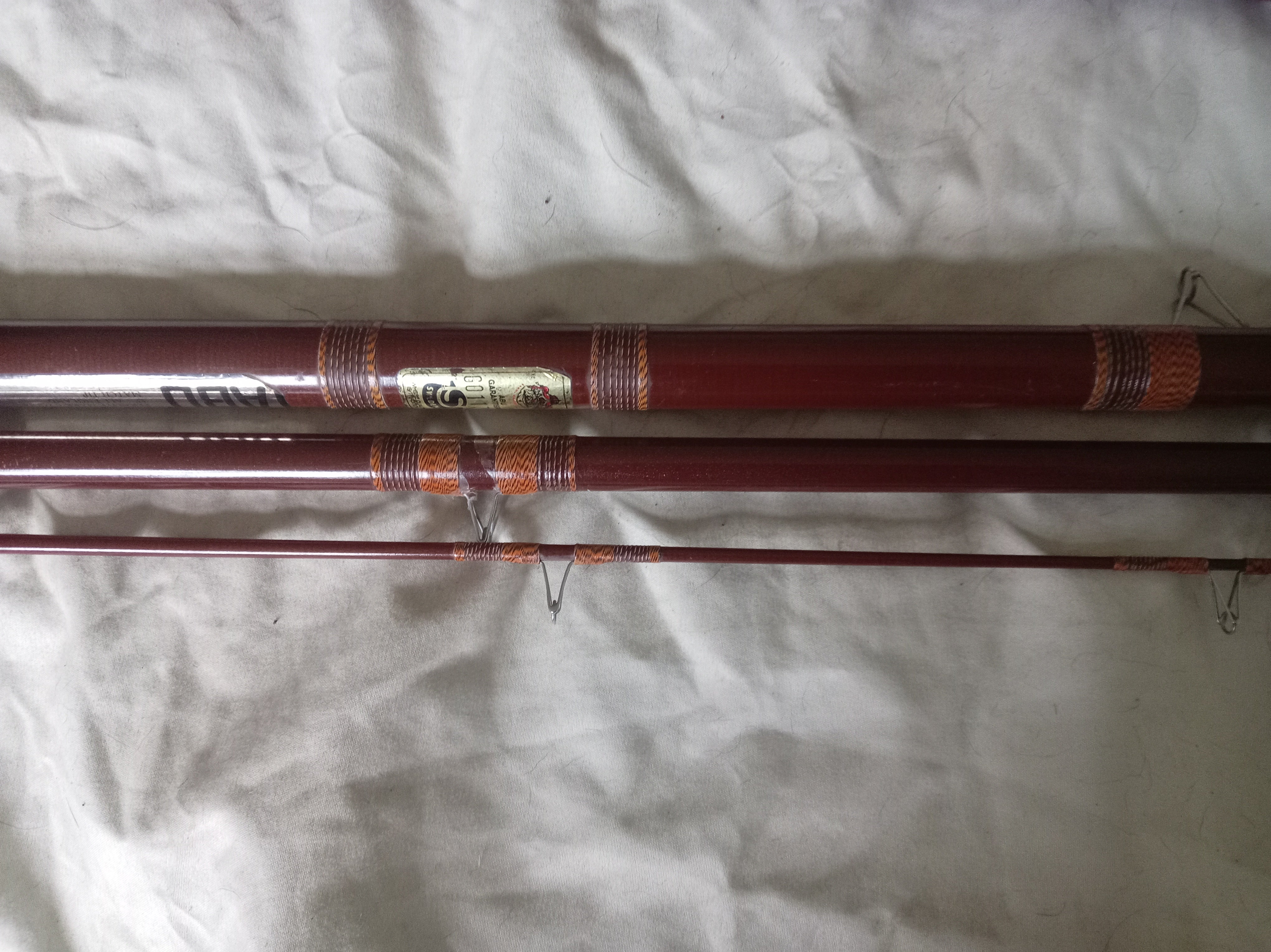 Vintage Abu Feralite Mark 6 Zoom All England Match Tip Rod 13ft Fibreglass + Bag