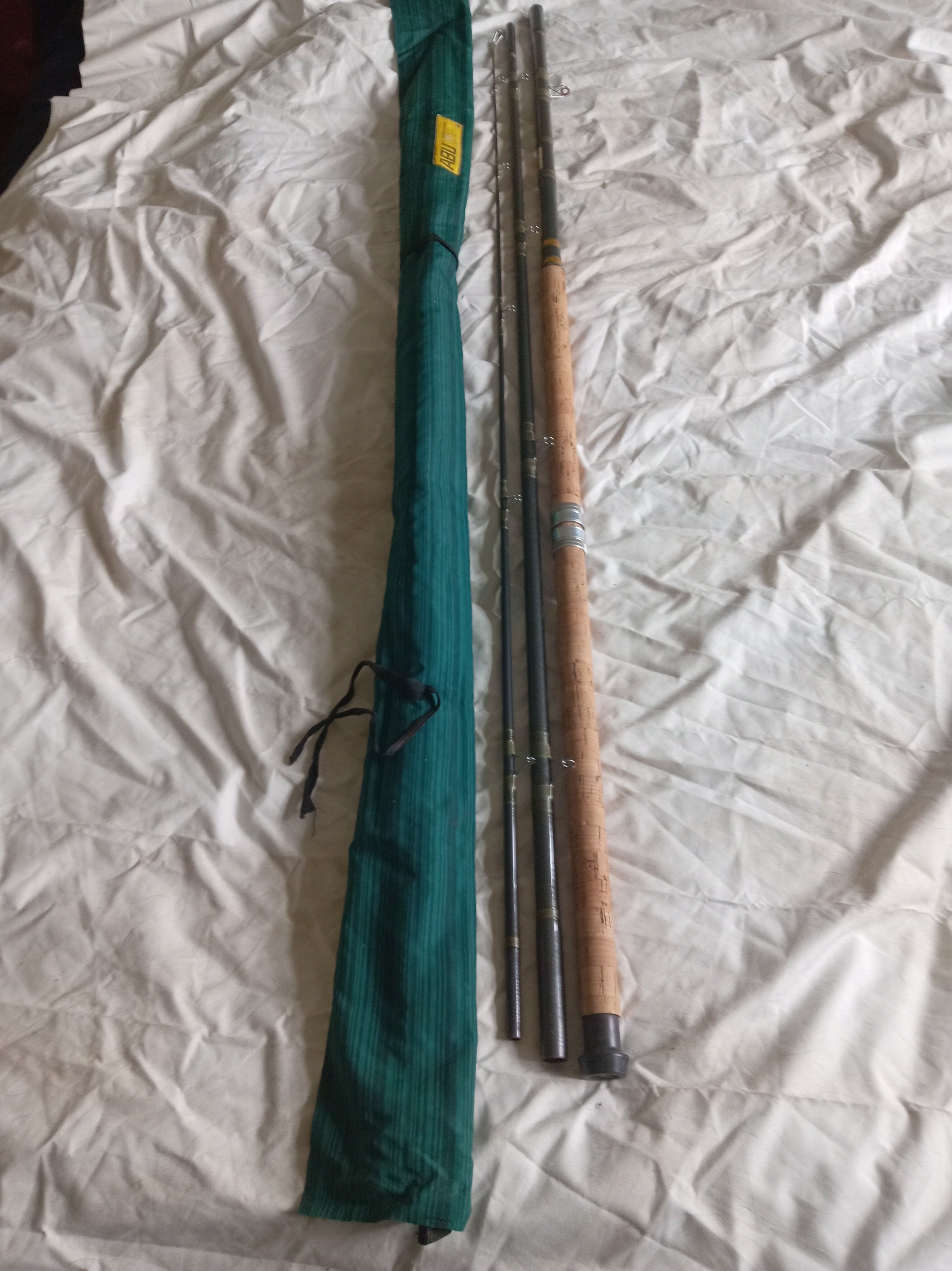 Abu Mark 5 13ft Zoom Match Rod All England Tip Float Vintage Fishing Rod & Bag