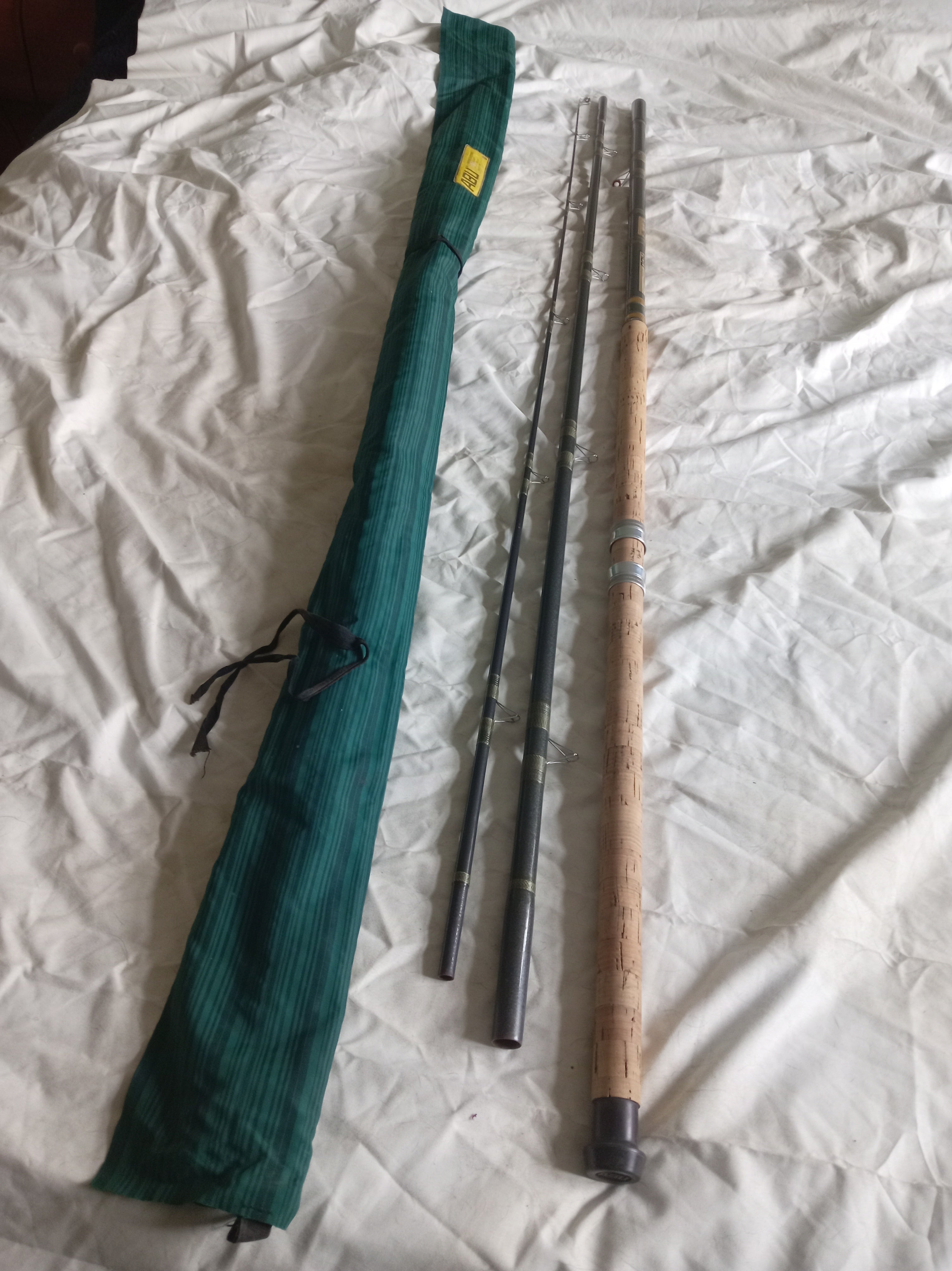 Abu Mark 5 13ft Zoom Match Rod All England Tip Float Vintage Fishing Rod & Bag