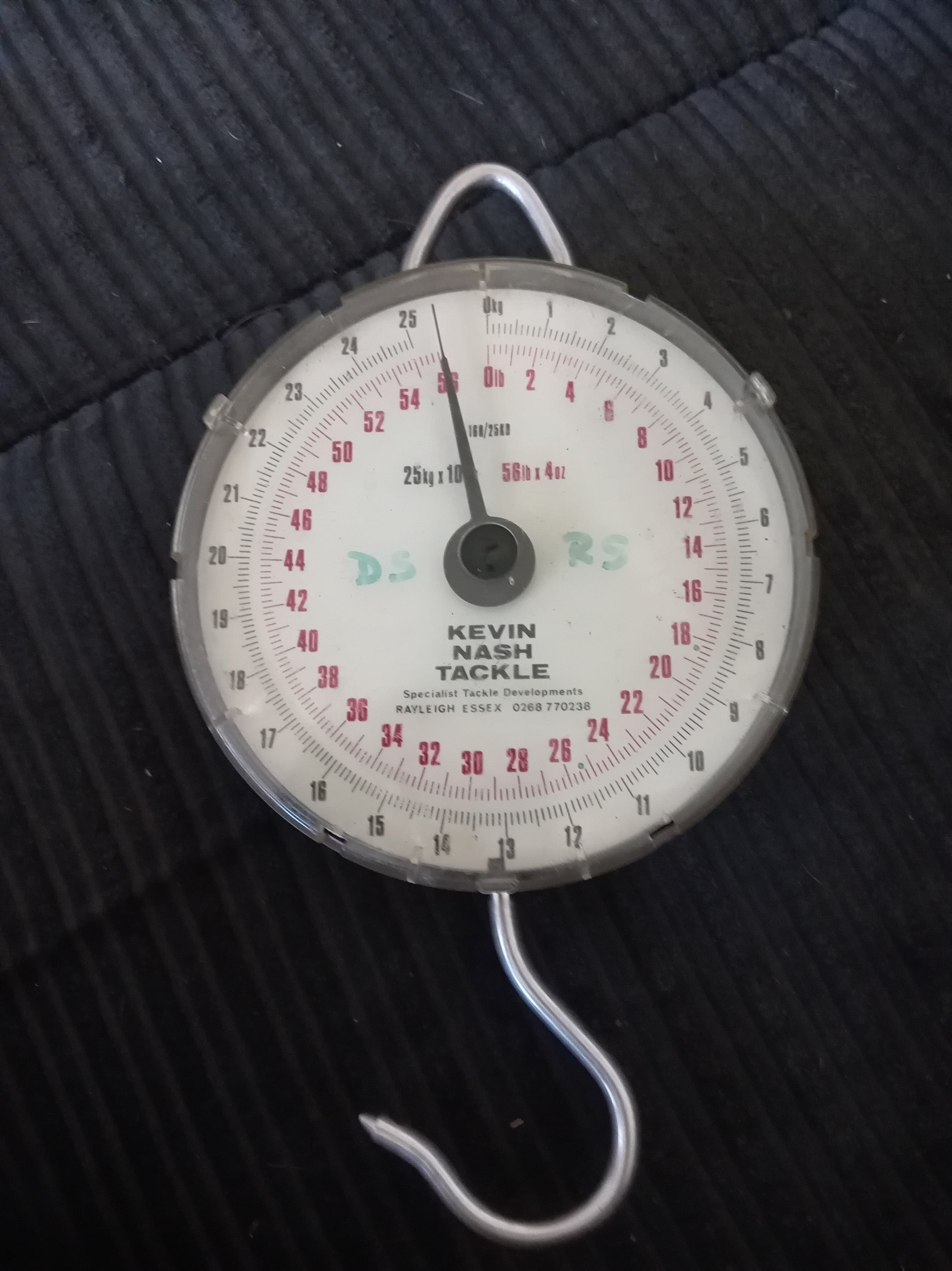 Kevin Nash Tackle 56lb x 4oz Dial Scales Carp Fishing Weighing Vintage Retro UK
