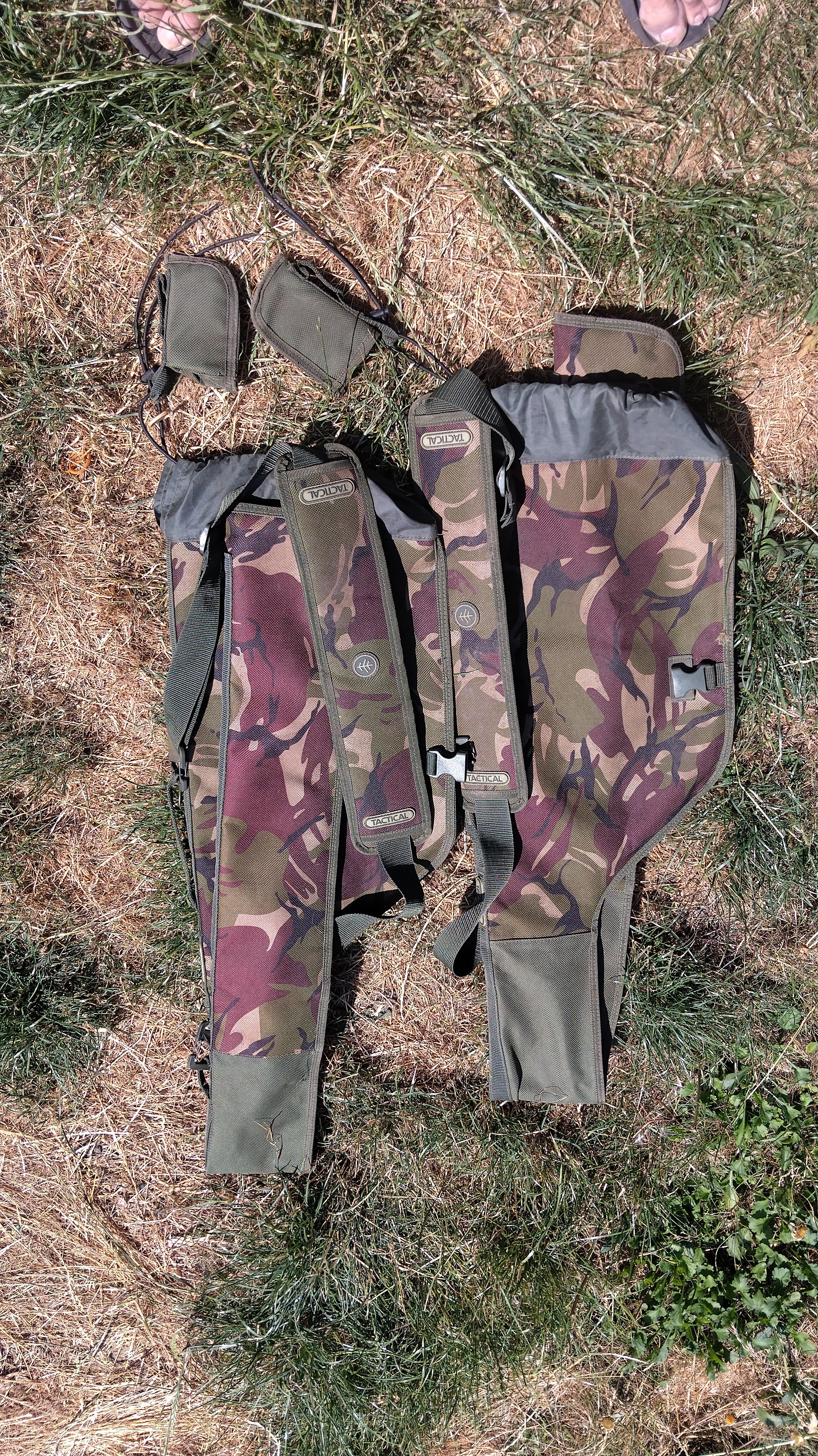 PAIR Wychwood Tactical 12ft 13ft HD Rod Sleeves - Padded No Zip Fishing Luggage