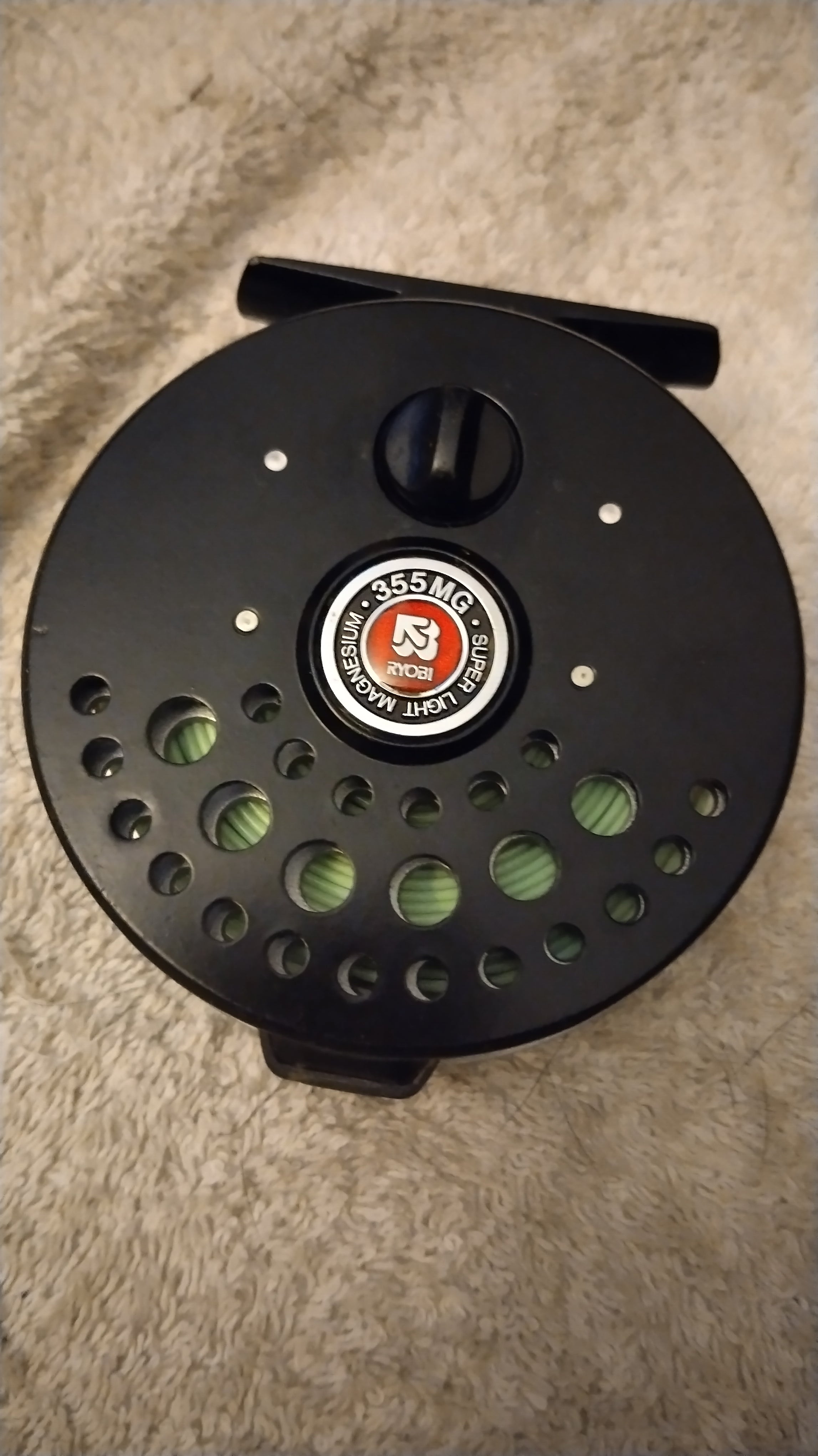 Ryobi 355MG Magnesium Fly Fishing Reel Vintage Japanese Super Light 3.5"