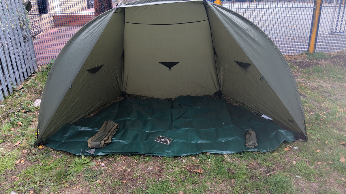 Fox Stalker Shelter Carp Fishing Bivvy Lightweight Shelter VGC Complete