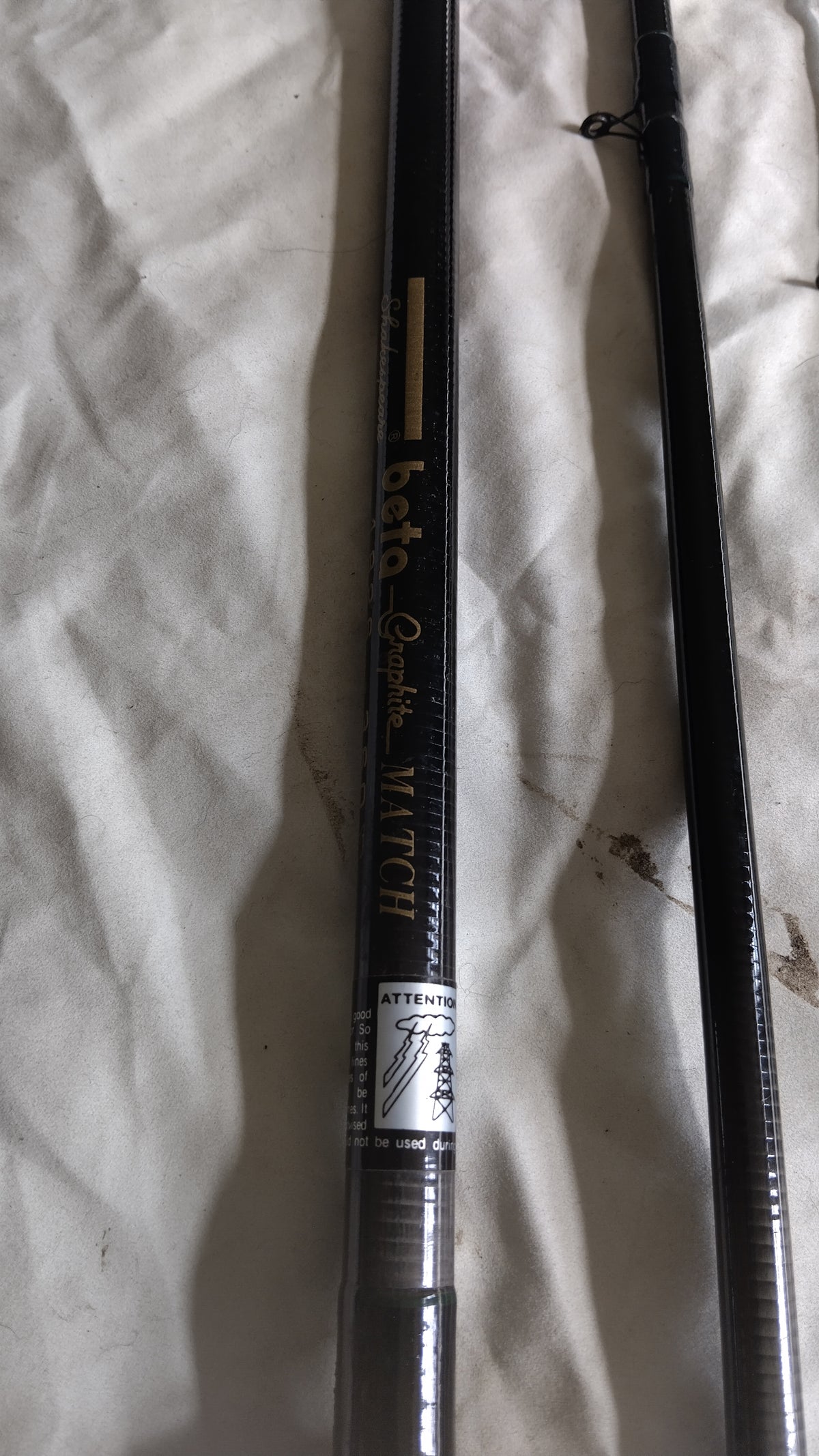 Shakespeare Beta Graphite Match 1826-360 12ft Float Fishing Rod GOOD CONDITION