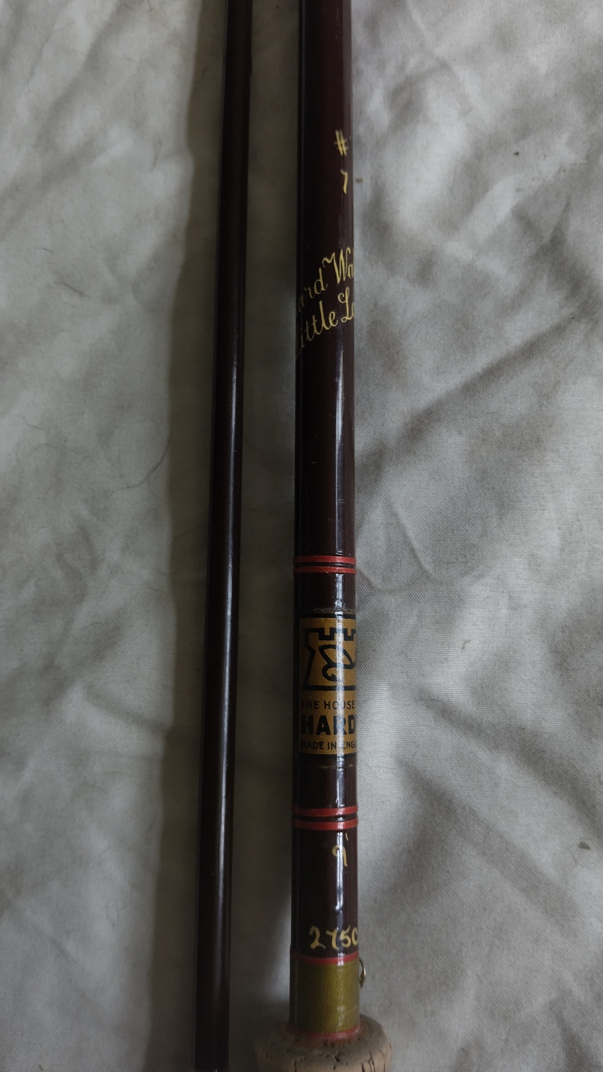 Hardy Richard Walker Little Lake 9ft #7 Fly Fishing Rod Vintage Hardy + Bag