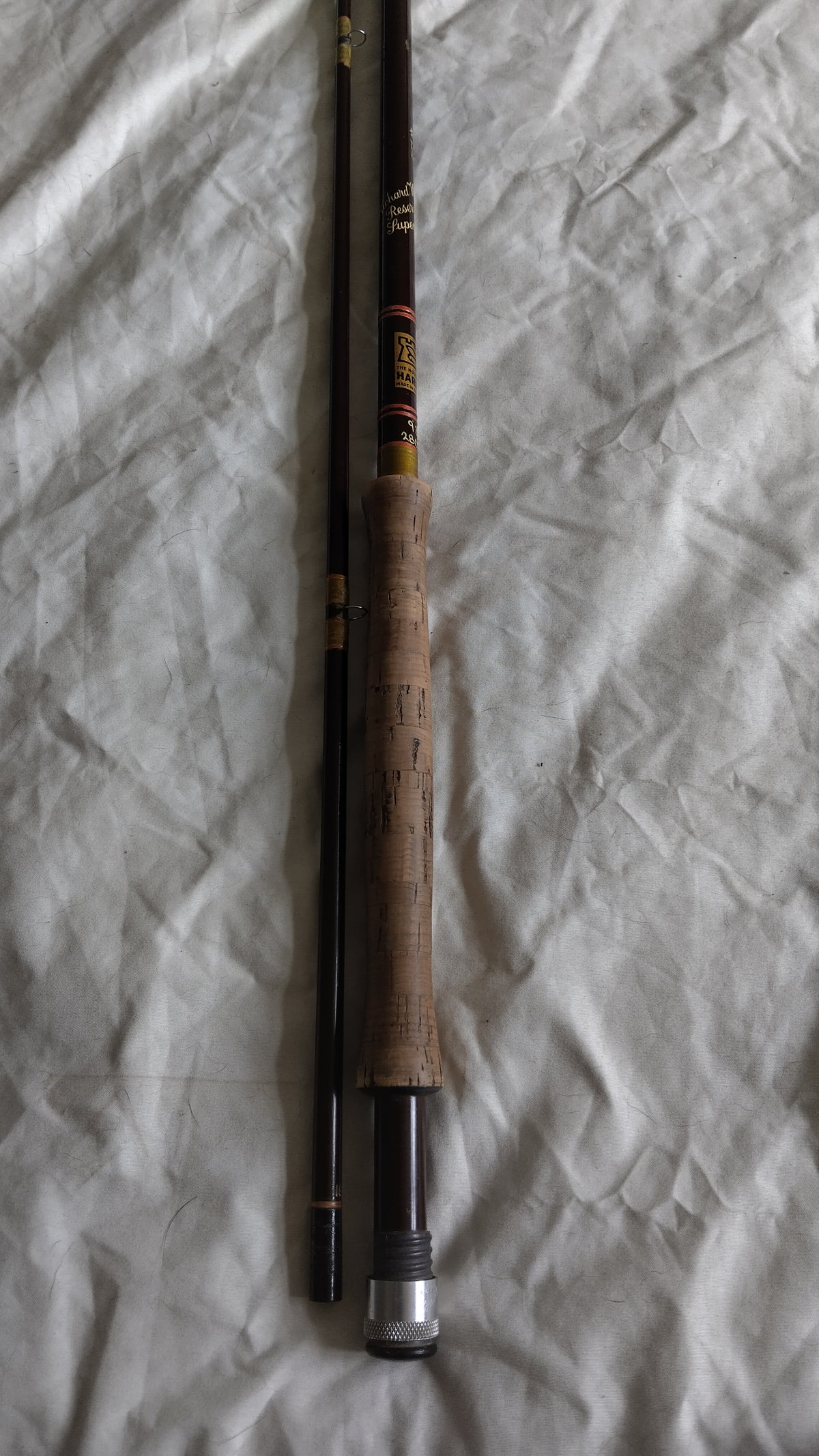 Vintage Hardy Richard Walker Reservoir Superlite 9'3" #7/8 Fly Fishing Rod