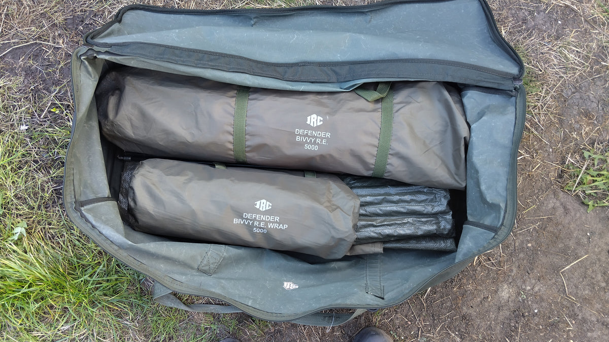 JRC Defender 2 Man Carp Fishing Bivvy + Overwrap Winter Skin & Large Bag