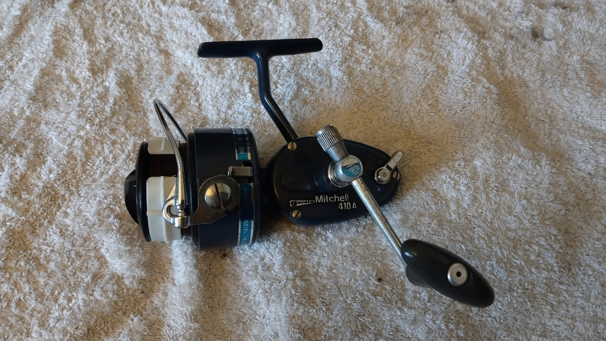 Vintage Garcia Mitchell 410A Fixed Spool Fishing Reel Classic Coarse Carp Reel