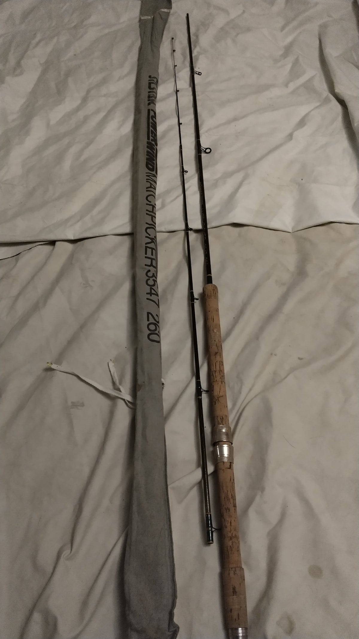 Vintage Silstar Powerwind Matchpicker 3547-260 8ft 6in Picker Feeder Fishing Rod