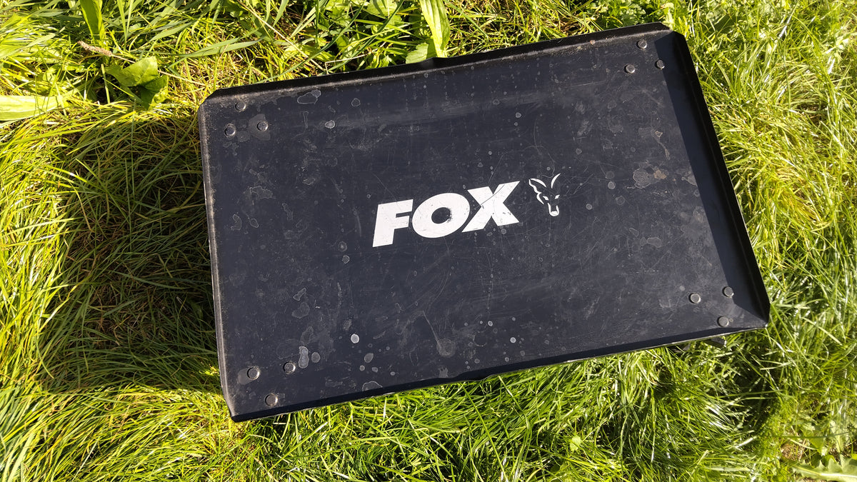 Fox Carp Fishing Metal Bivvy Table 47cm x 30cm with Carry Bag Carp Tackle