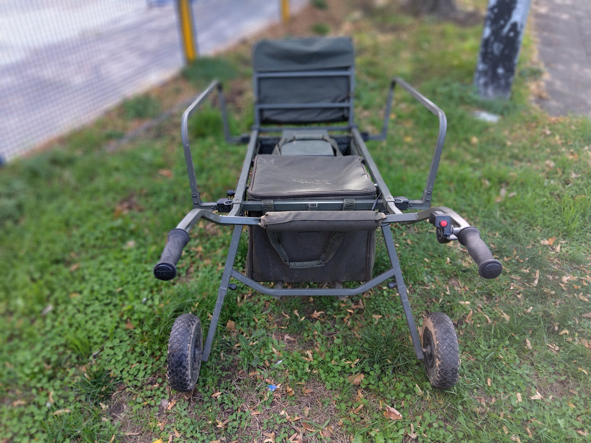 Nash Trax Evo Power Barrow - Inc All Bags + Rear Wheel Kit