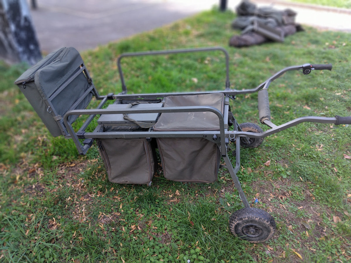 Nash Trax Evo Power Barrow - Inc All Bags + Rear Wheel Kit