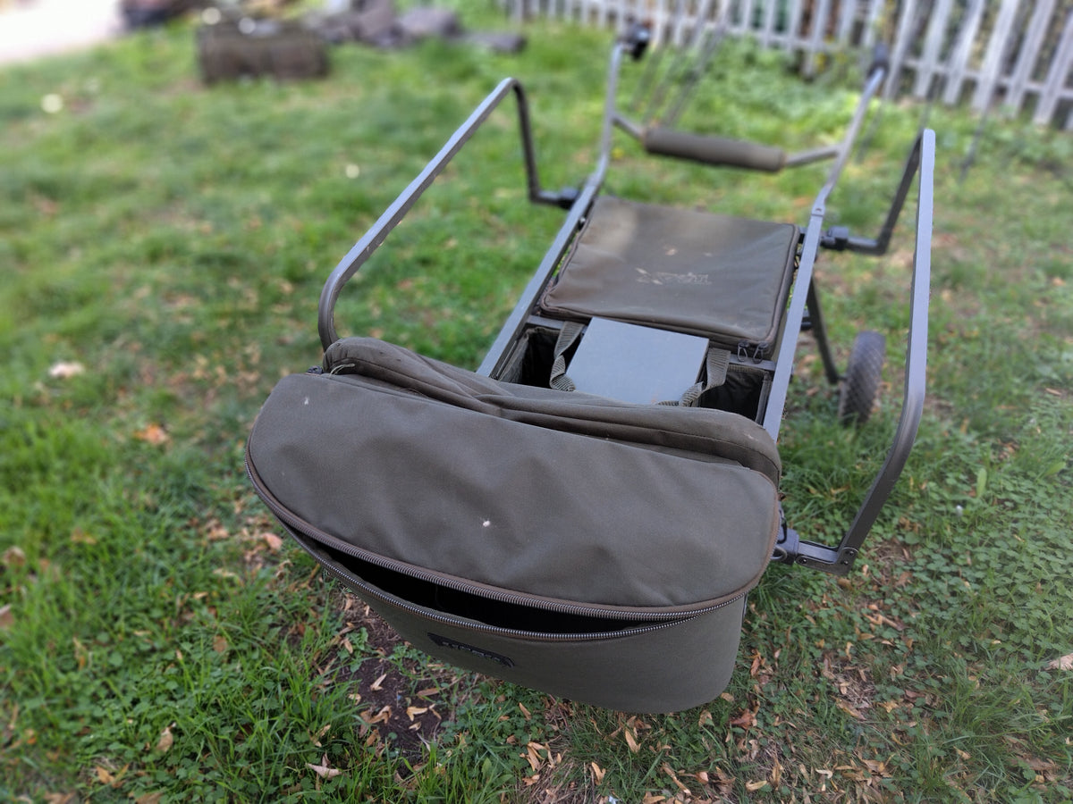 Nash Trax Evo Power Barrow - Inc All Bags + Rear Wheel Kit