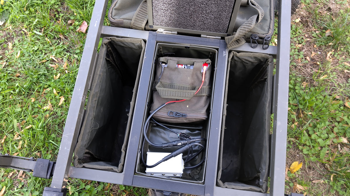 Nash Trax Evo Power Barrow - Inc All Bags + Rear Wheel Kit