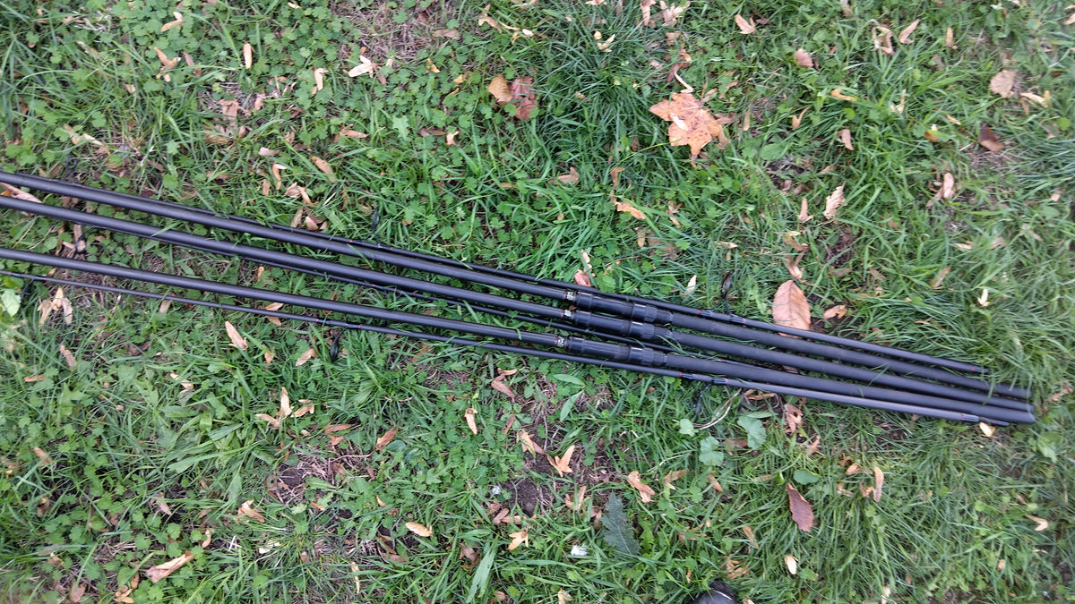 Sonik S4 Carp Rods 12ft 3.5lb Test Curve 50mm Guides – Set of 3, VGC