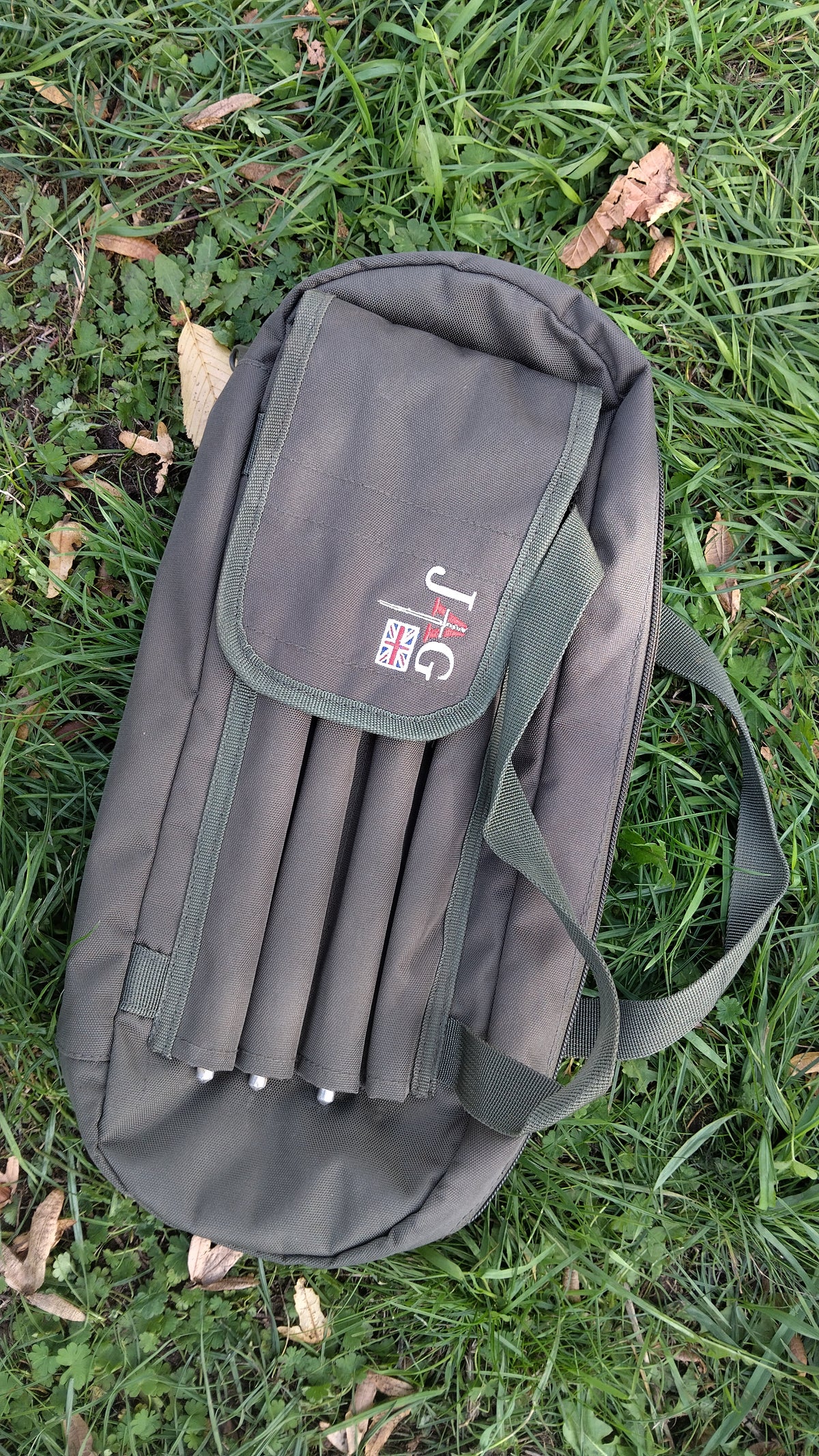 JAG Chunky Stainless Steel 3 Rod Buzz Bars & 6 Banksticks Set with Bag