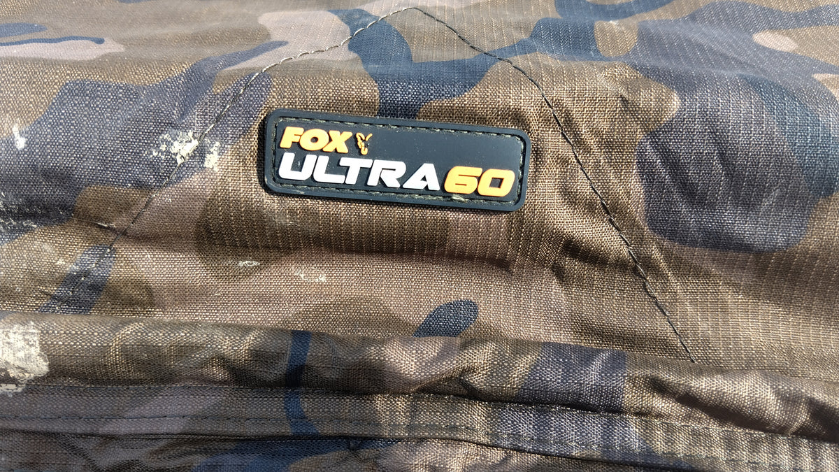Fox Ultra 60 Camo Brolly System Carp Fishing Shelter Zip-On Front