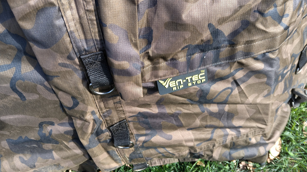 Fox Ultra 60 Camo Brolly System Carp Fishing Shelter Zip-On Front