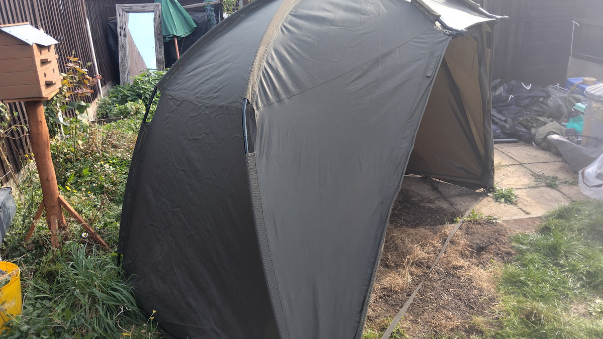 Nash Titan Hide XL Carp Fishing Bivvy Shelter + Zip-in Waterproof Front