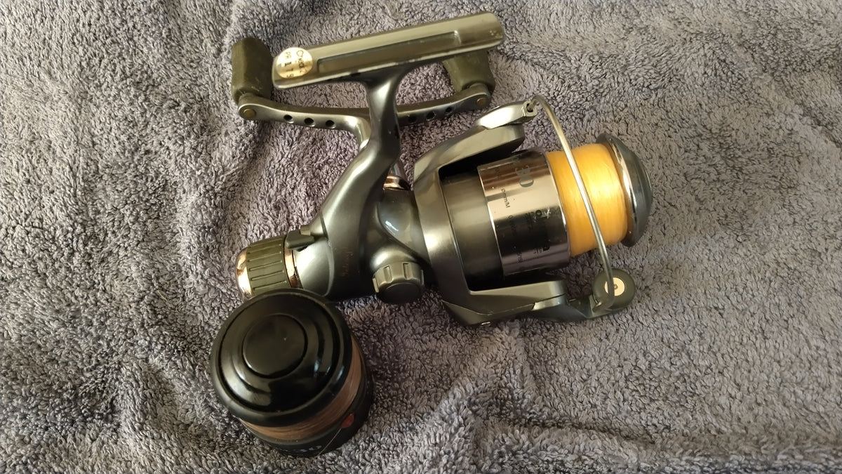 Okuma Interceptor 30 Rear Drag Fishing Reel Double Handle Spare Spool VGC